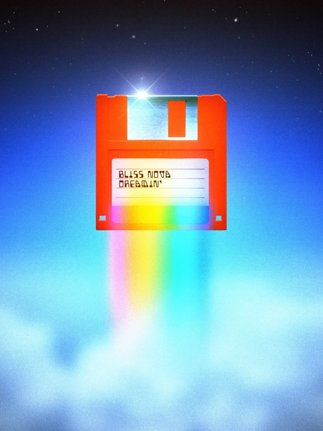 TBT a fun one from the summer &mdash; Single art for Dreamin&rsquo; by Ohio duo @bliss_nova ✨☁️🌈💾