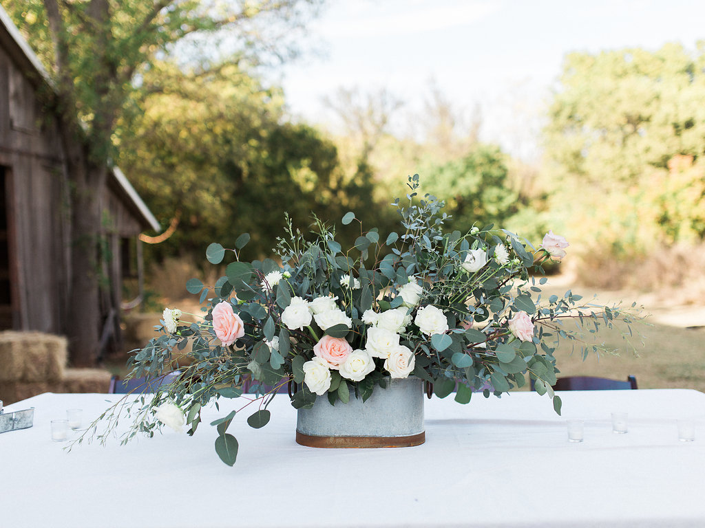 These rose and eucalyptus arrangements were beyond beautiful and smelled absolutely amazing! 