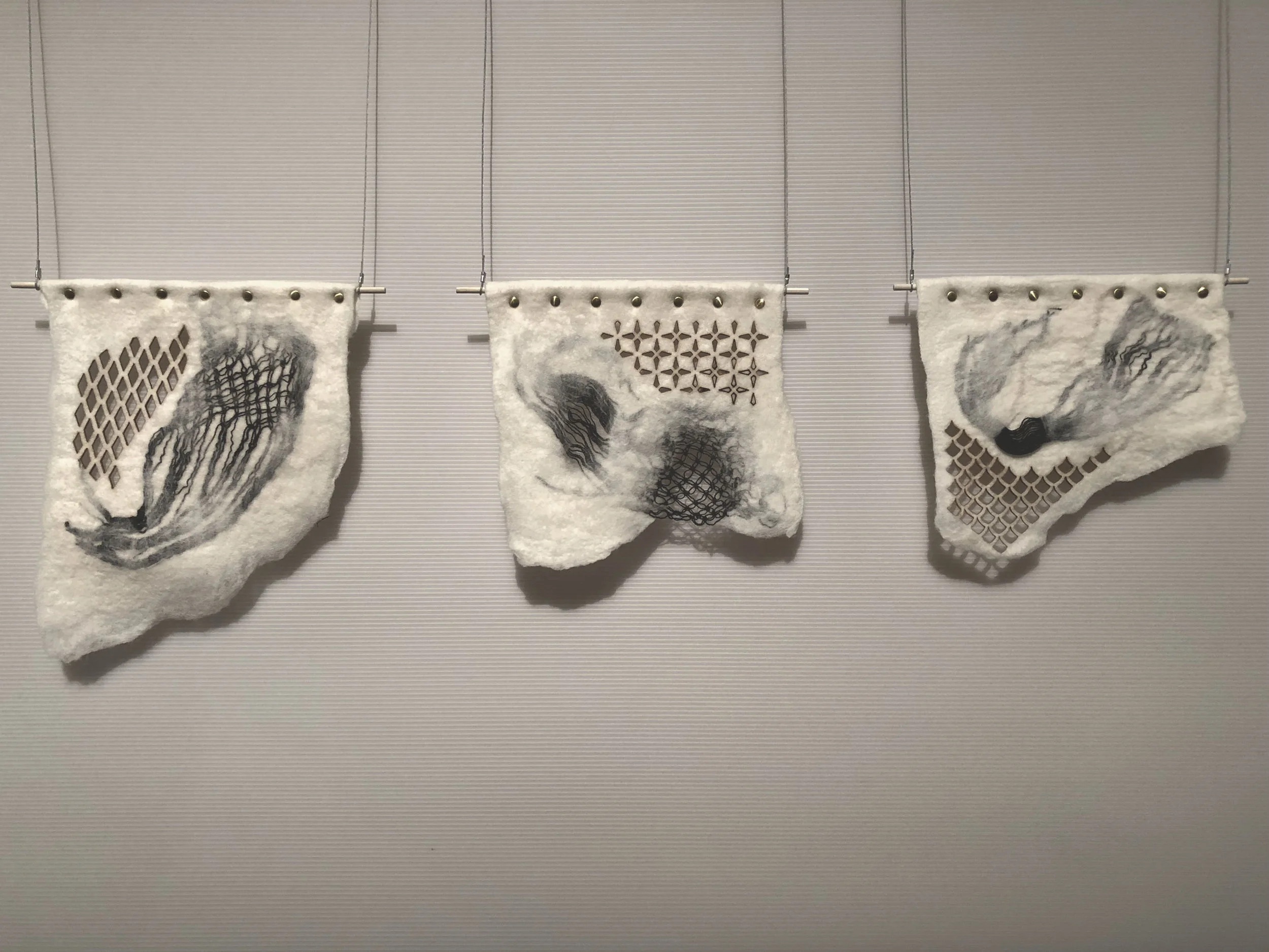 Three Studies for Deere Island, 2017