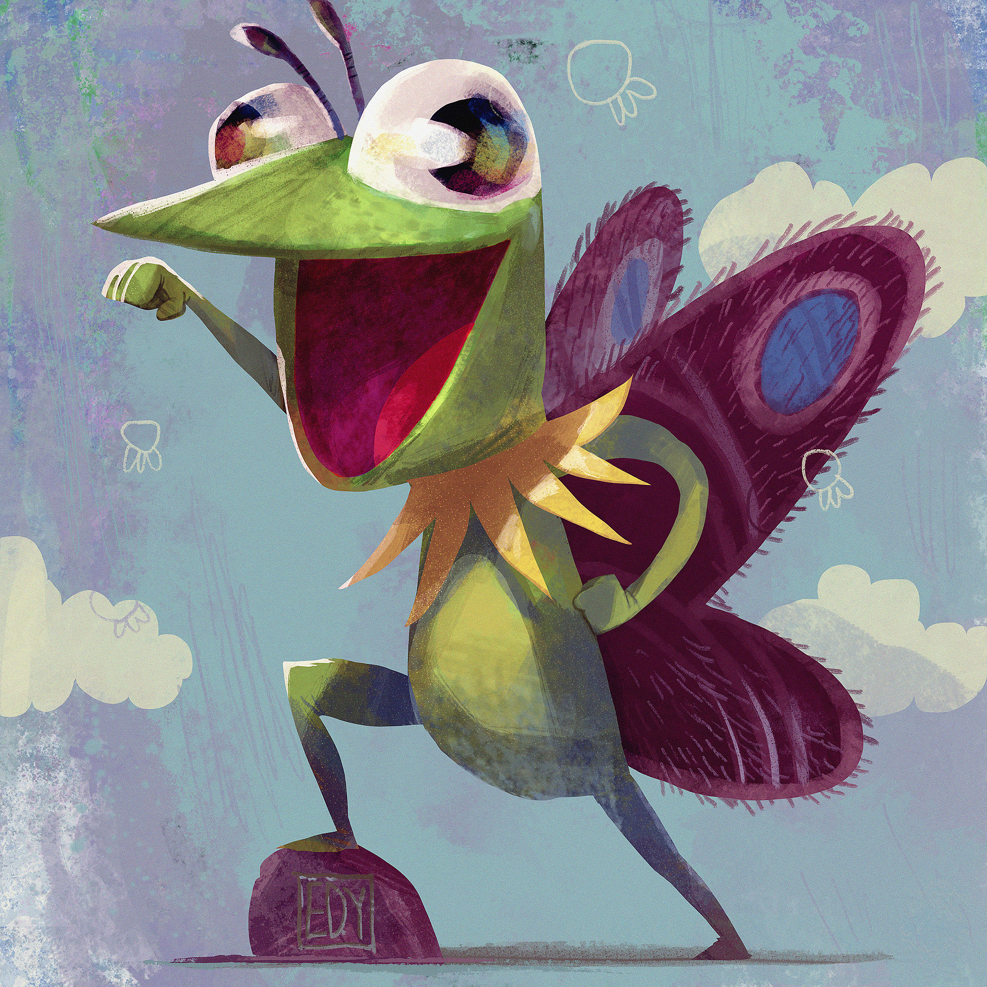 Kermit the Frog x Mothra