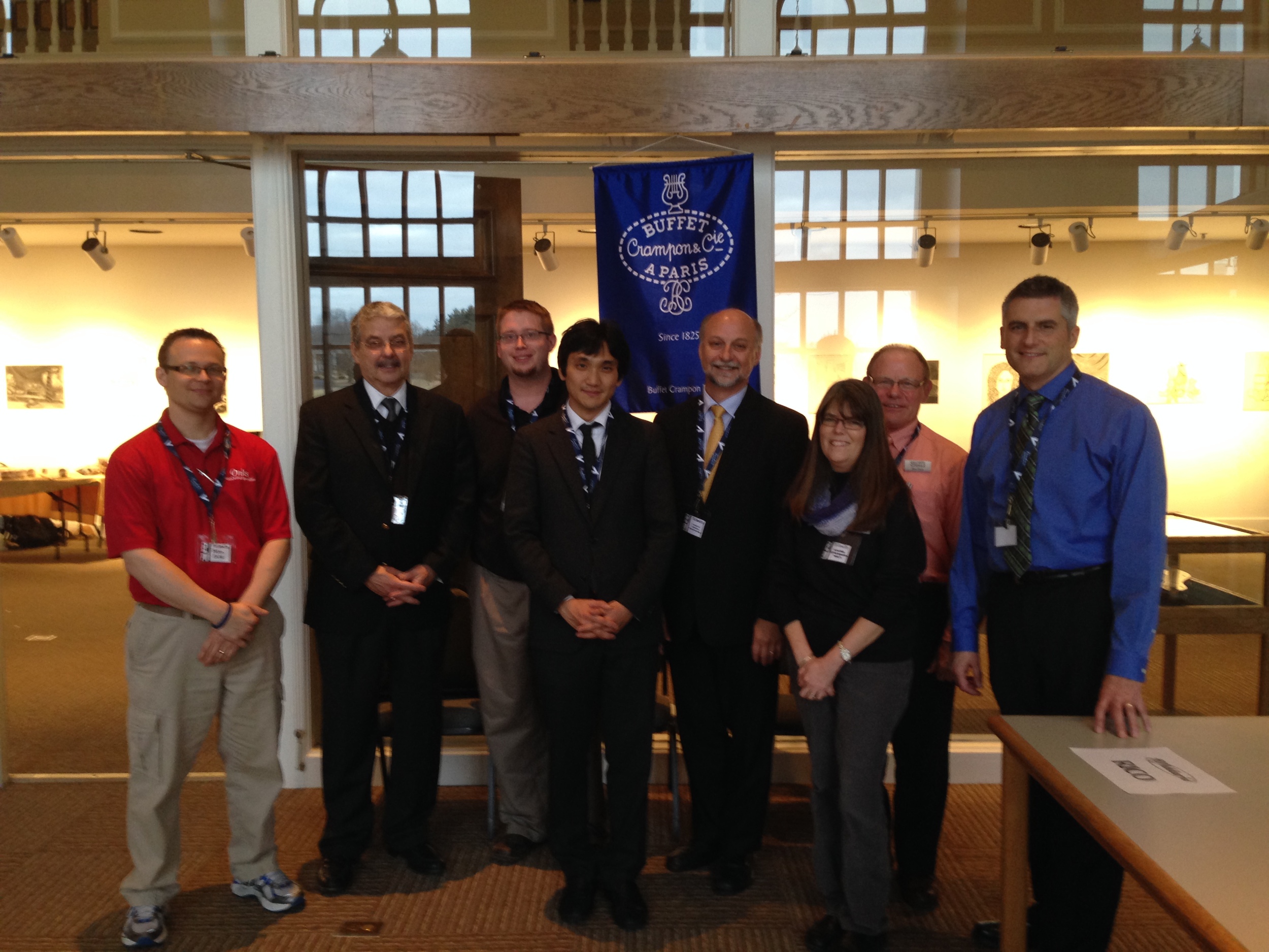 I host the Clarinet Day at Tech each year with a strong presence from Buffet Group USA. Among pictured above are my former teacher Donald Oehler, Buffet Southeast Representative Donnie Todd, and the fellow Buffet Artist Todd Waldecker. 