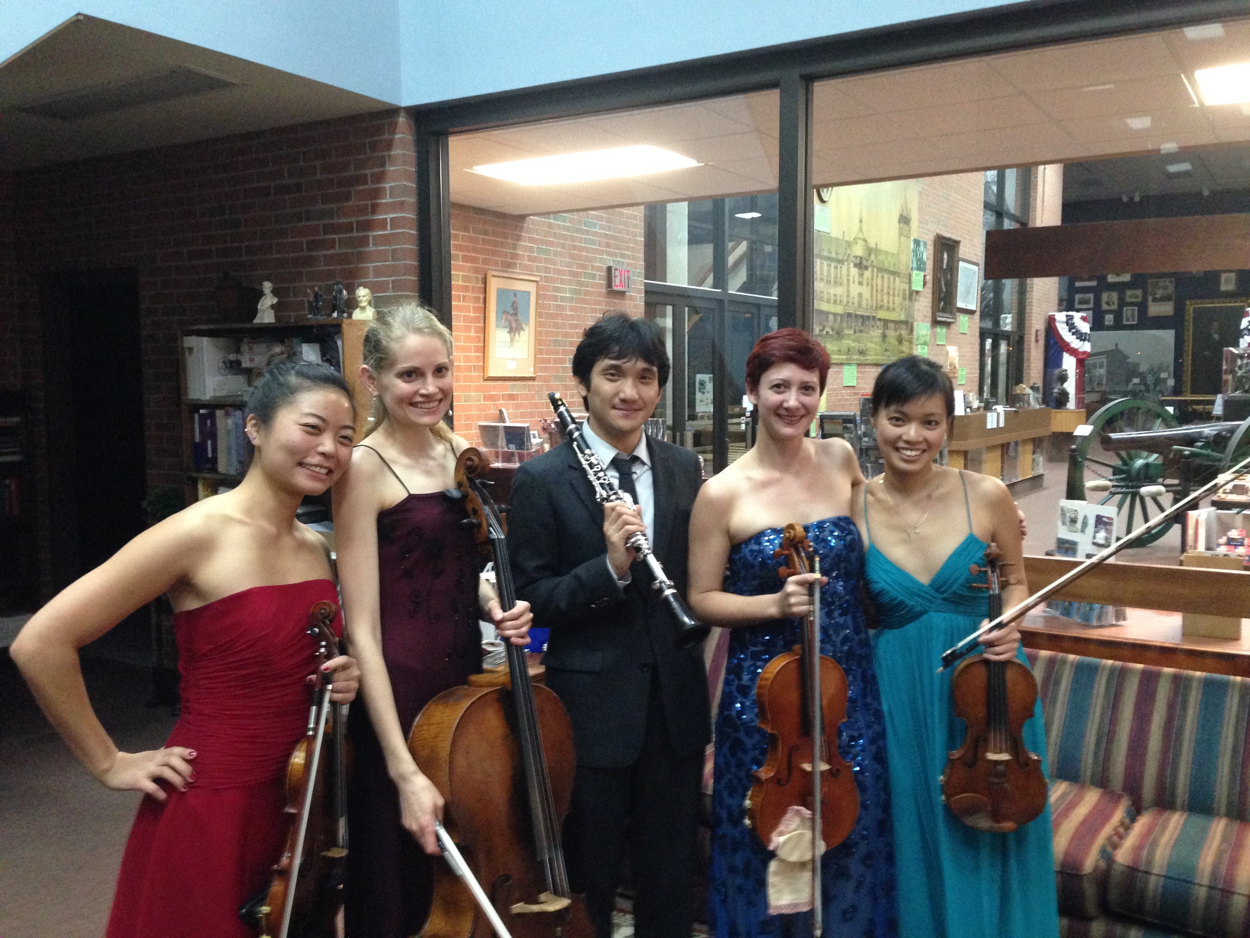 After our first concert at Lincoln Memorial University
