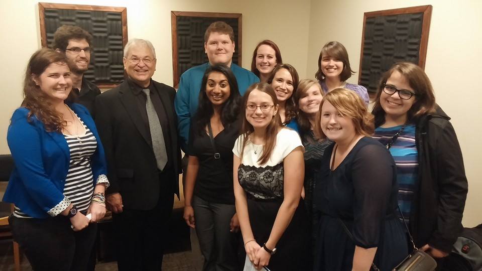 TTU Clarinet Students with David Shifrin