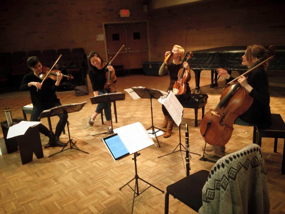 Rehearsing before recording