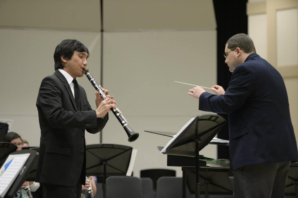 Playing Ciesla's Fantasia Concerto with Troy University Clarinet Ensemble