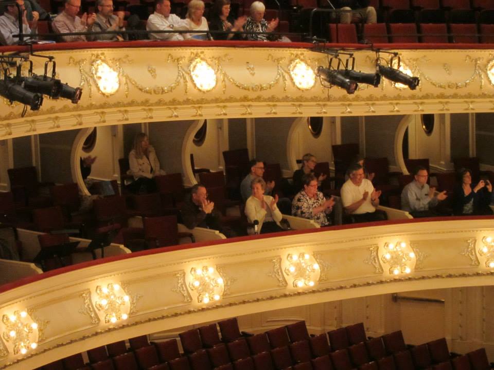 The TTU entourage had fun enjoying the concert from the box seats
