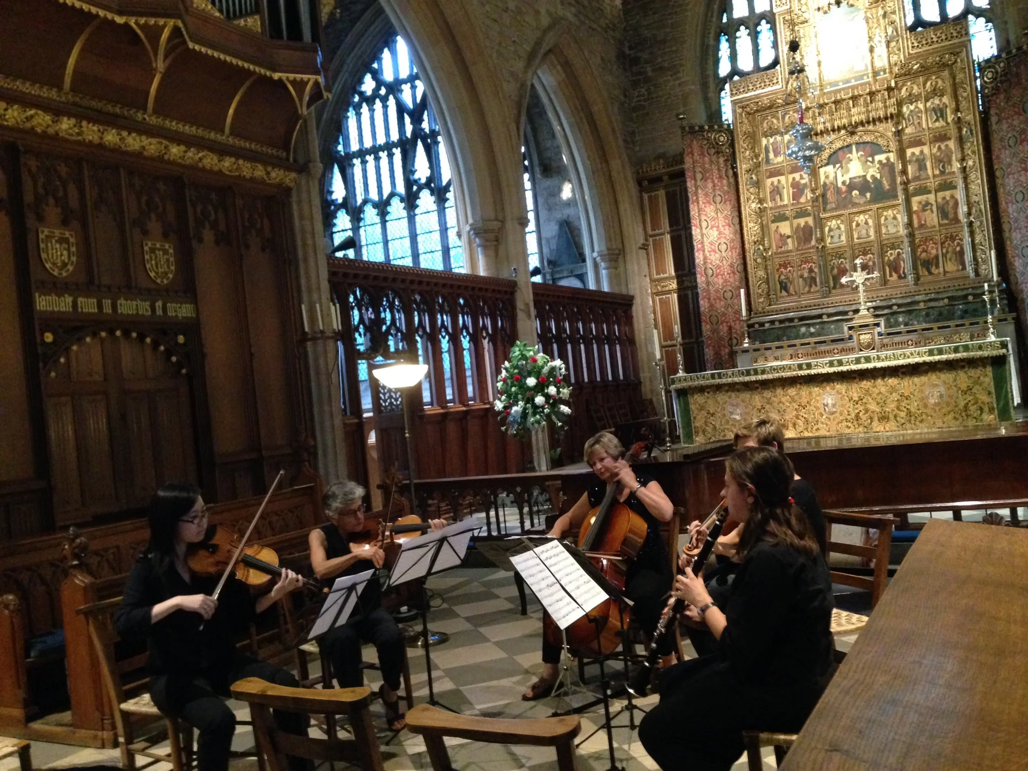 Sarah performing Mozart Clarinet Quintet