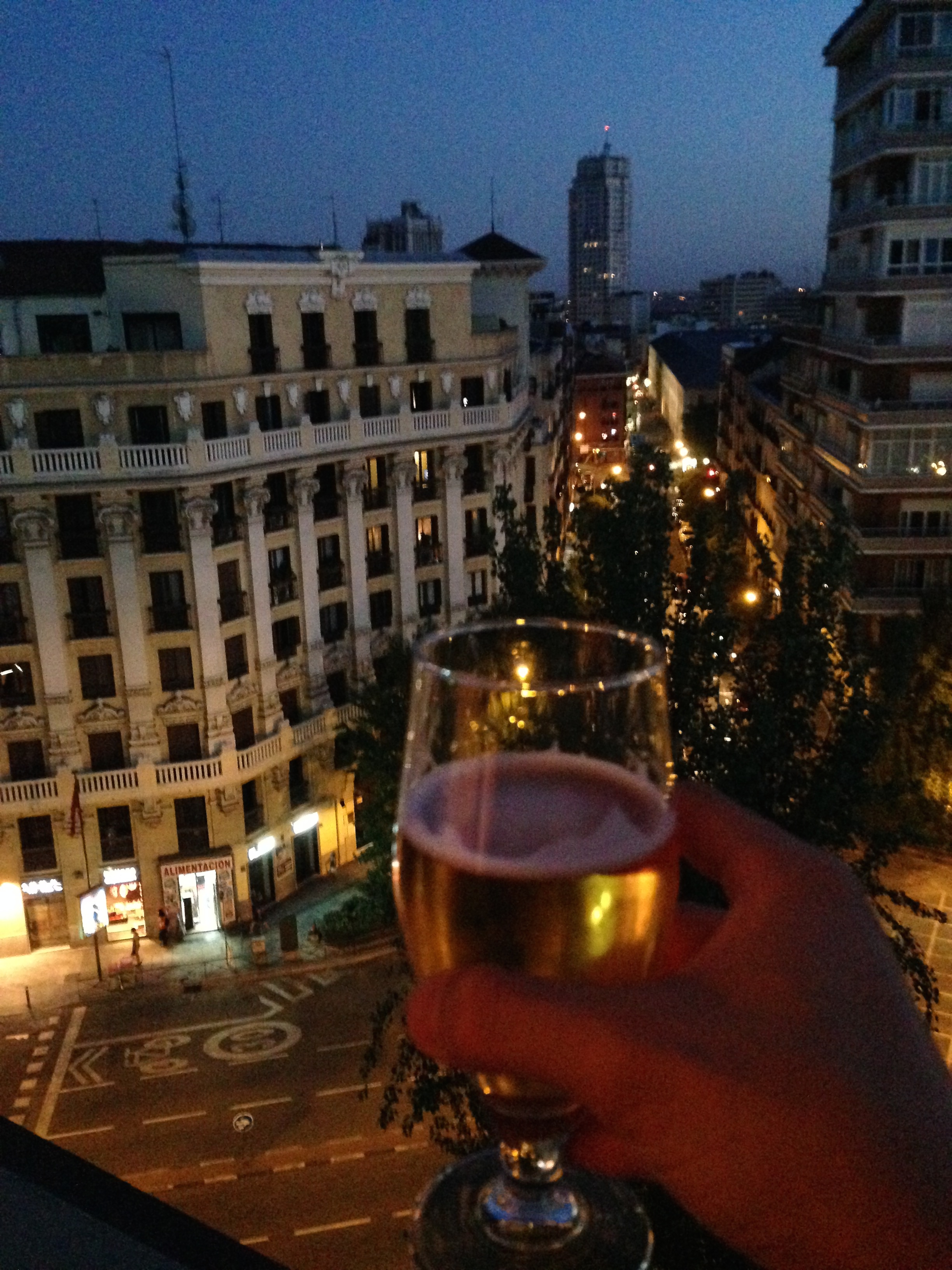 View from my room in Madrid