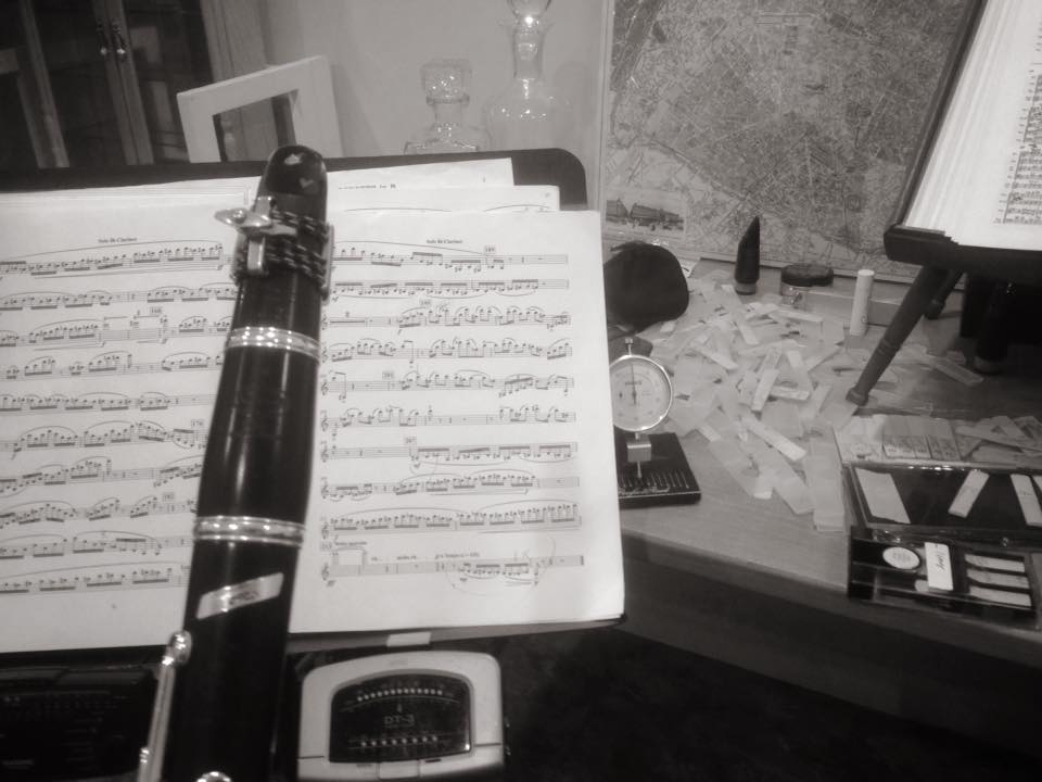 Ticheli's Clarinet Concerto was among many other challenging scores that have occupied my stand for the past few weeks.