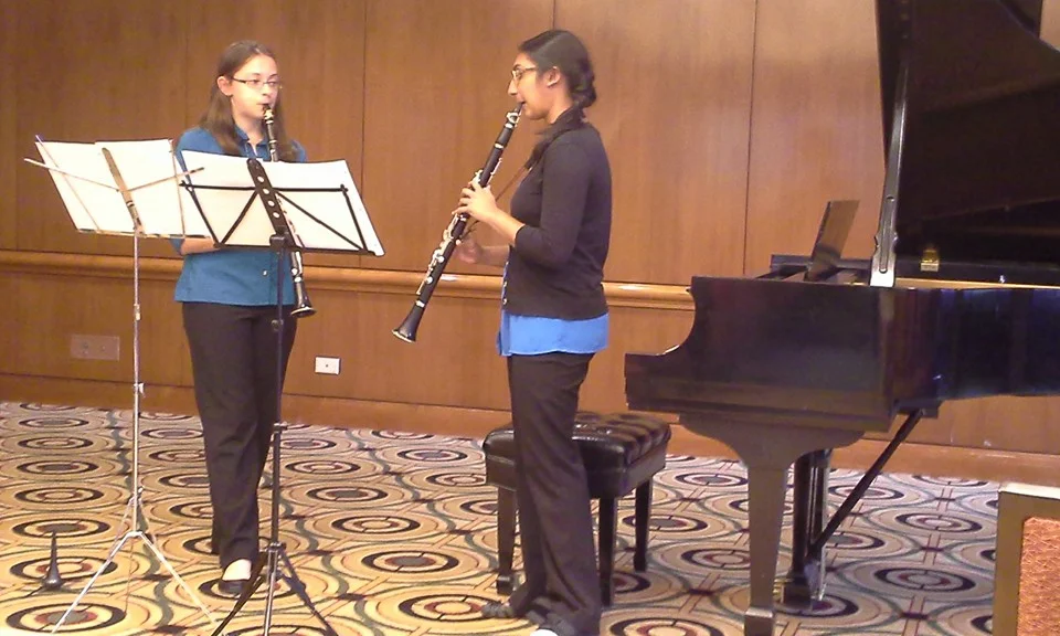 Sarah and Anjali performing in at NCHC National Conference in Chicago