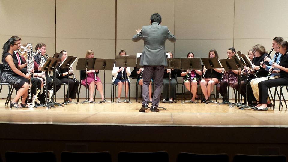 TTU Clarinet Ensemble performing a Mozart Overture at the 2015 Fall Recital