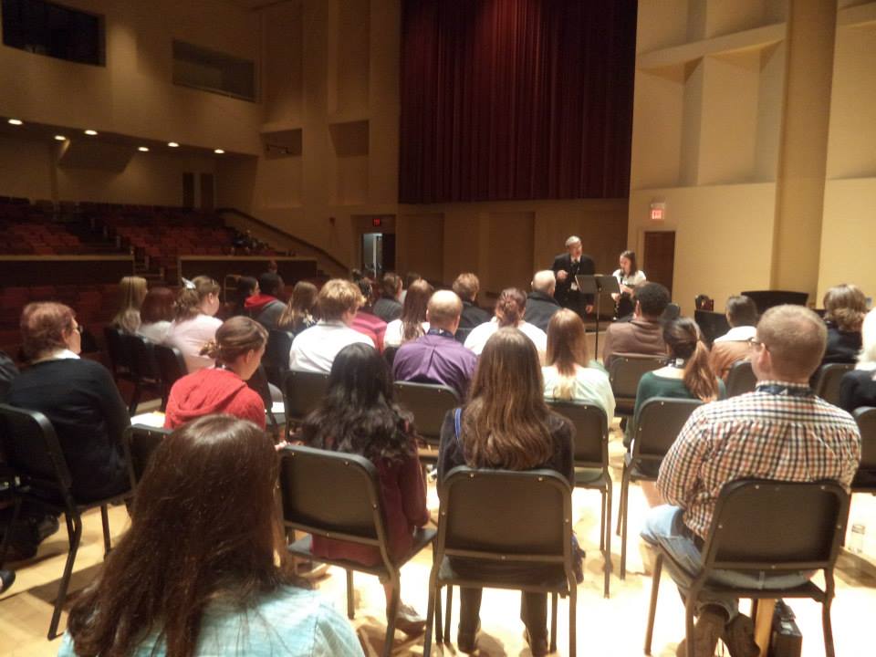 Prof. Donald Oehler Master Class at TTU