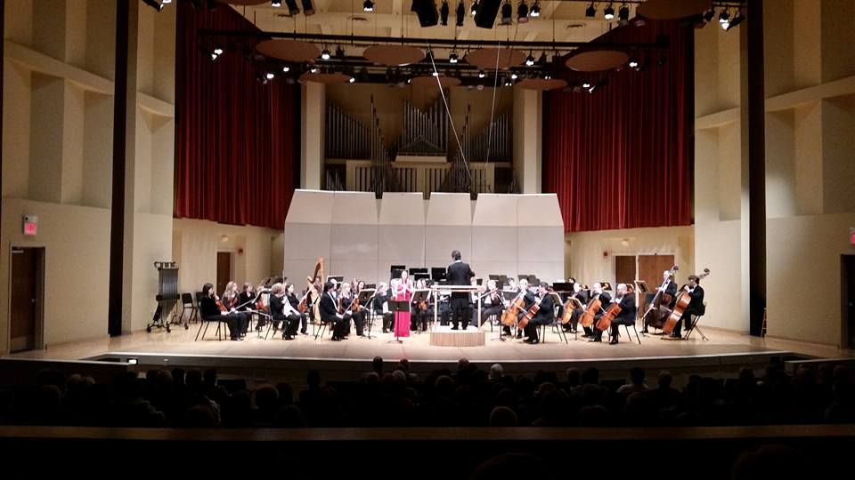 TTU Clarinet Student Michaela Cundari performing Copland Clarinet Concerto with Bryan Symphony Orchestra