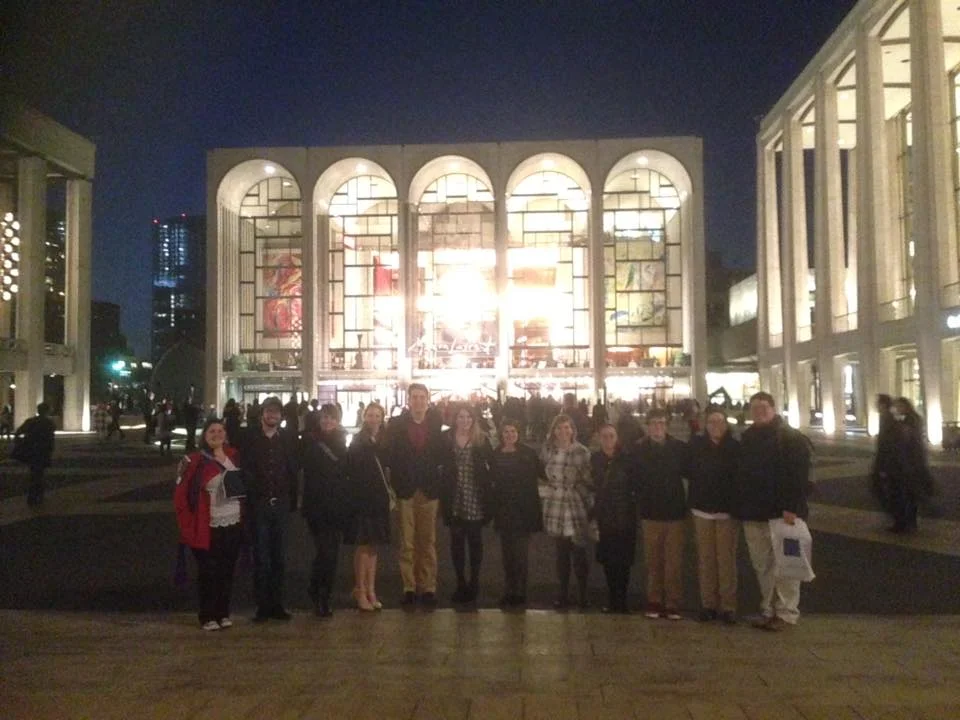 TTU Studio at the Lincoln Center After attending the Met Opera