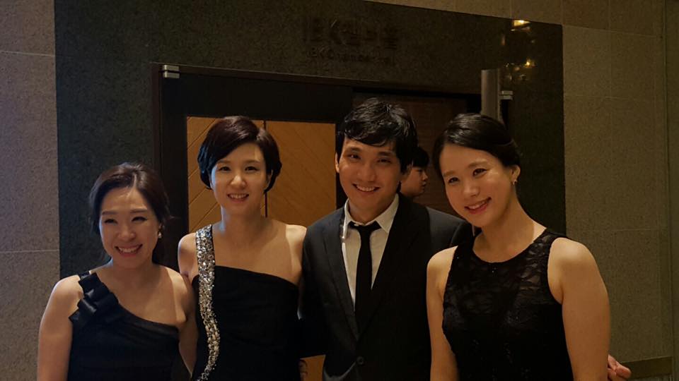 Post Recital Picture with Mirus Trio 