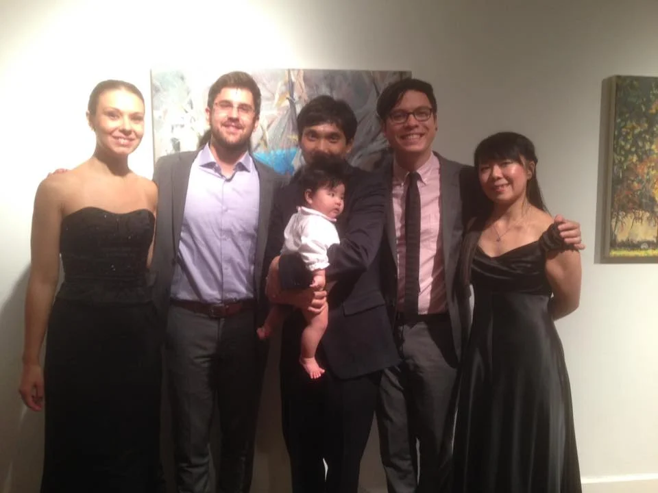 Post Concert Picture with Attacca Quartet and Tayeon!