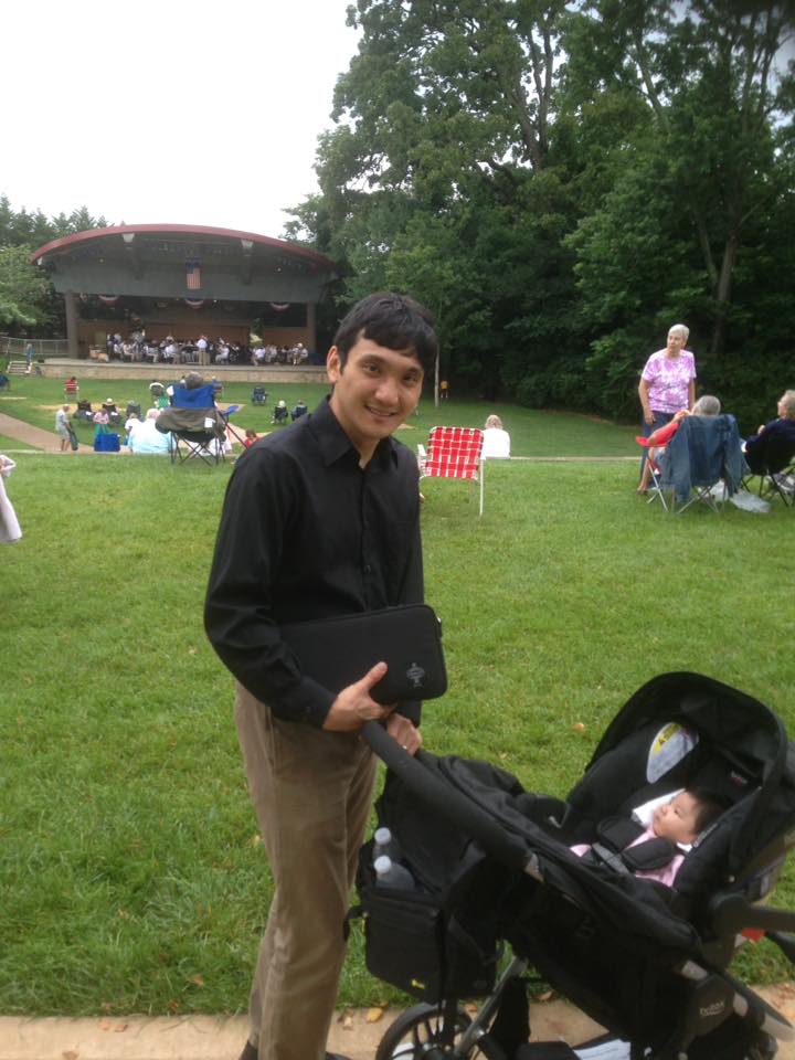 Getting Ready to Play some Artie Shaw at Cookeville's Dogwood Park