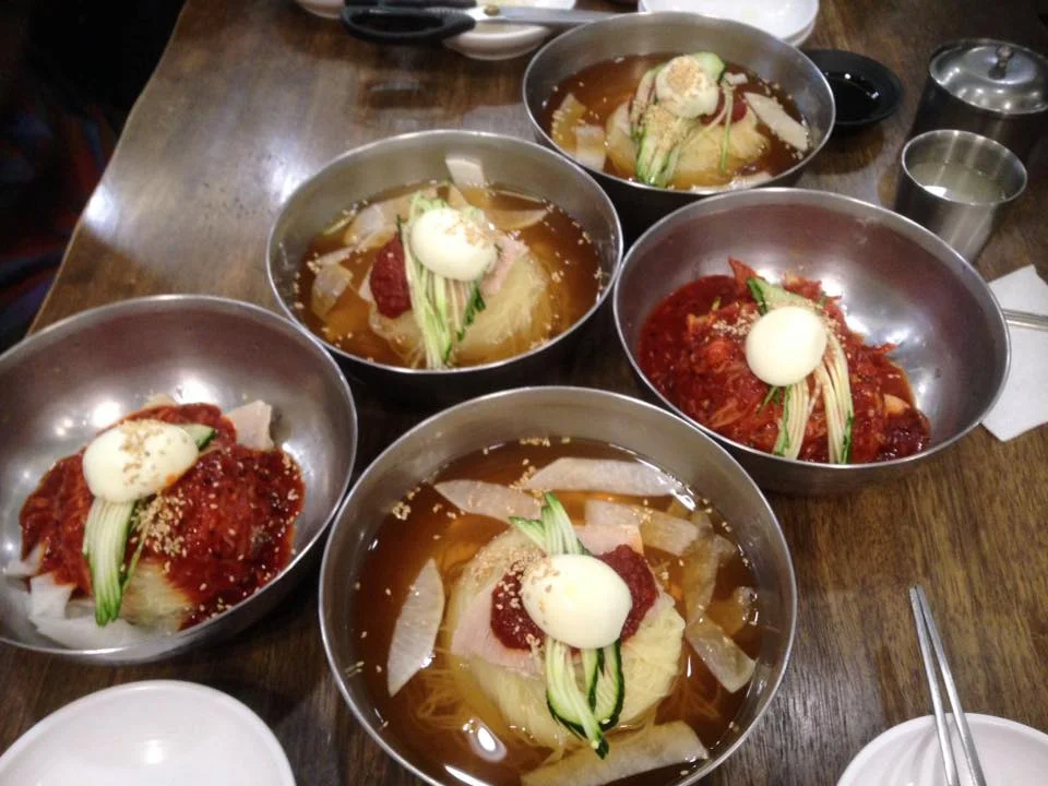 Mil-myun (flour noodles served cold)