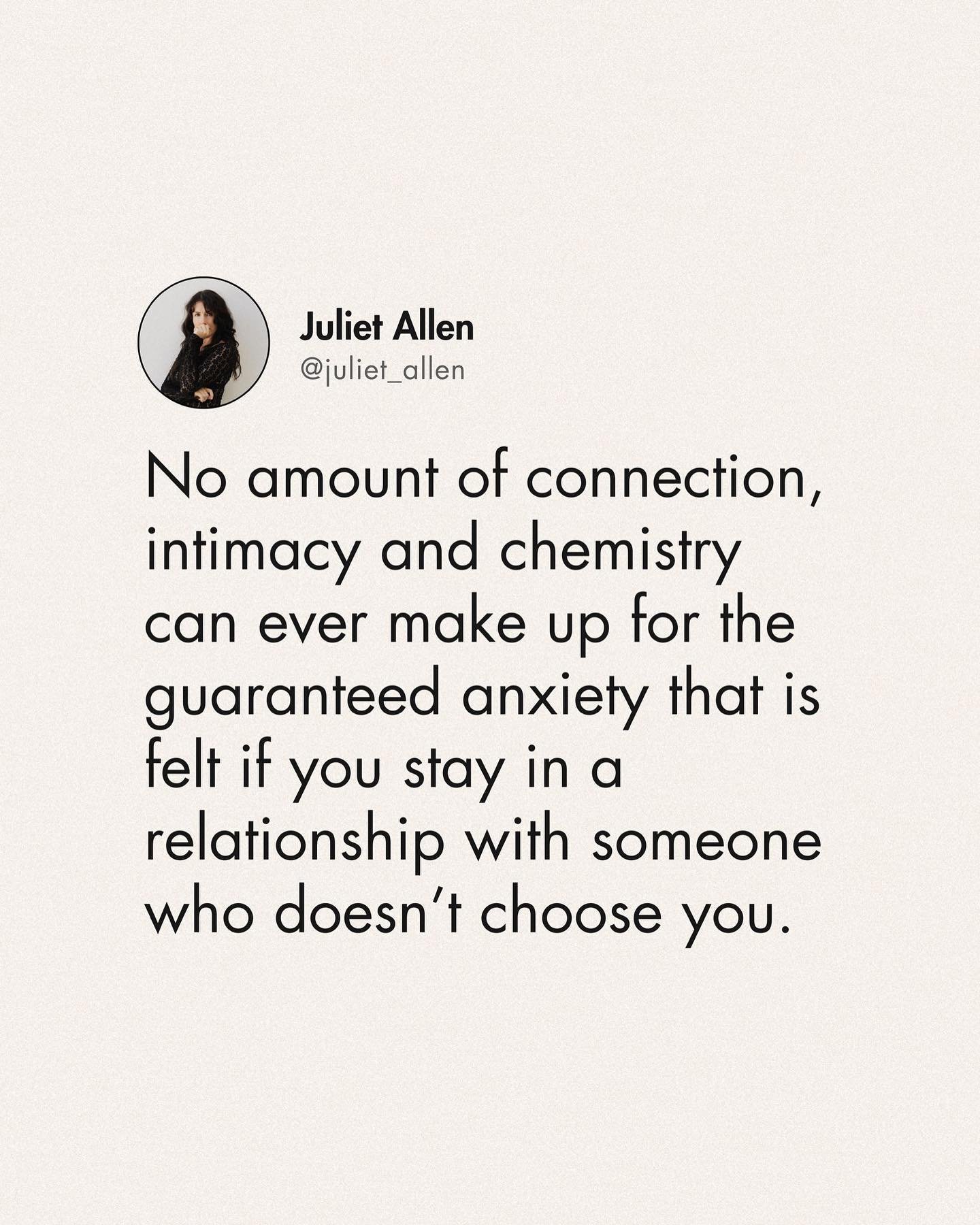 Rule number 1 &mdash; CHOOSE YOURSELF FIRST ❤️

Choosing to stay in a relationship with someone who isn&rsquo;t 100% choosing us, is not choosing yourself first. It&rsquo;s choosing a path that will inevitably lead to disappointment, heart-ache and a