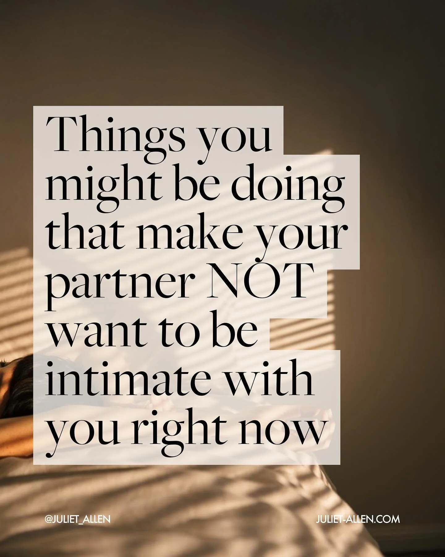 Want more intimacy? Stop scrolling. Literally put your phone away. Say thank you. Resolve the fight &amp; prioritise repair. Hold their hand. Kiss them hello and goodbye. And most importantly&hellip; prioritise loving yourself first ❤️

🚩 Save this 