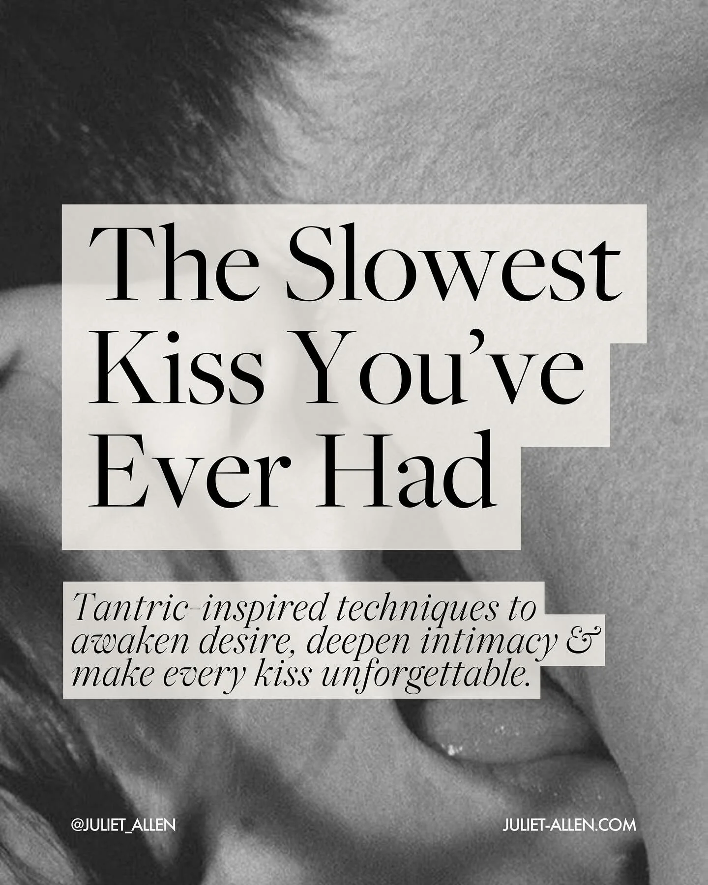 Let&rsquo;s be honest&hellip; there&rsquo;s a kiss, and then there&rsquo;s a KISS.  Comment READ to unlock the full, sensual guide on my Substack. XO