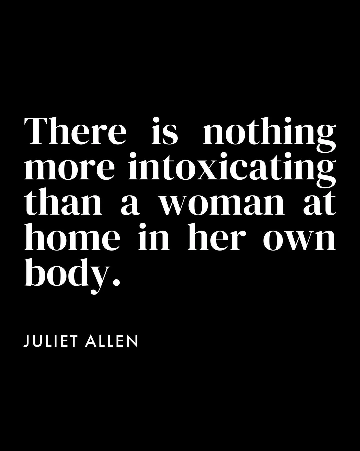 There is nothing more intoxicating than a woman at home in her own body - a woman who no longer asks permission to take up space, to feel deeply, to move as she pleases. Her power hums quietly beneath her skin, magnetic and undeniable 🔥 

This kind 
