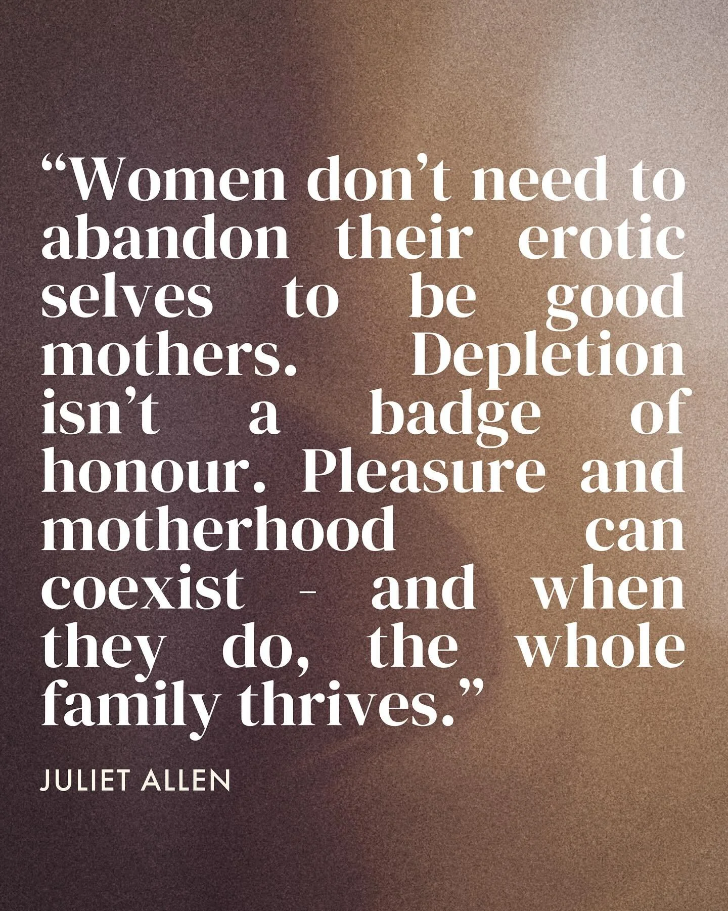 They told us we had to choose.

Be the good mother OR the wild woman.
Be nurturing OR desirable.
Soft OR powerful.
Sacred OR s* xual.

But what if the truth is&hellip;
You were always meant to be both?

I&rsquo;ve recently wrote something about recla