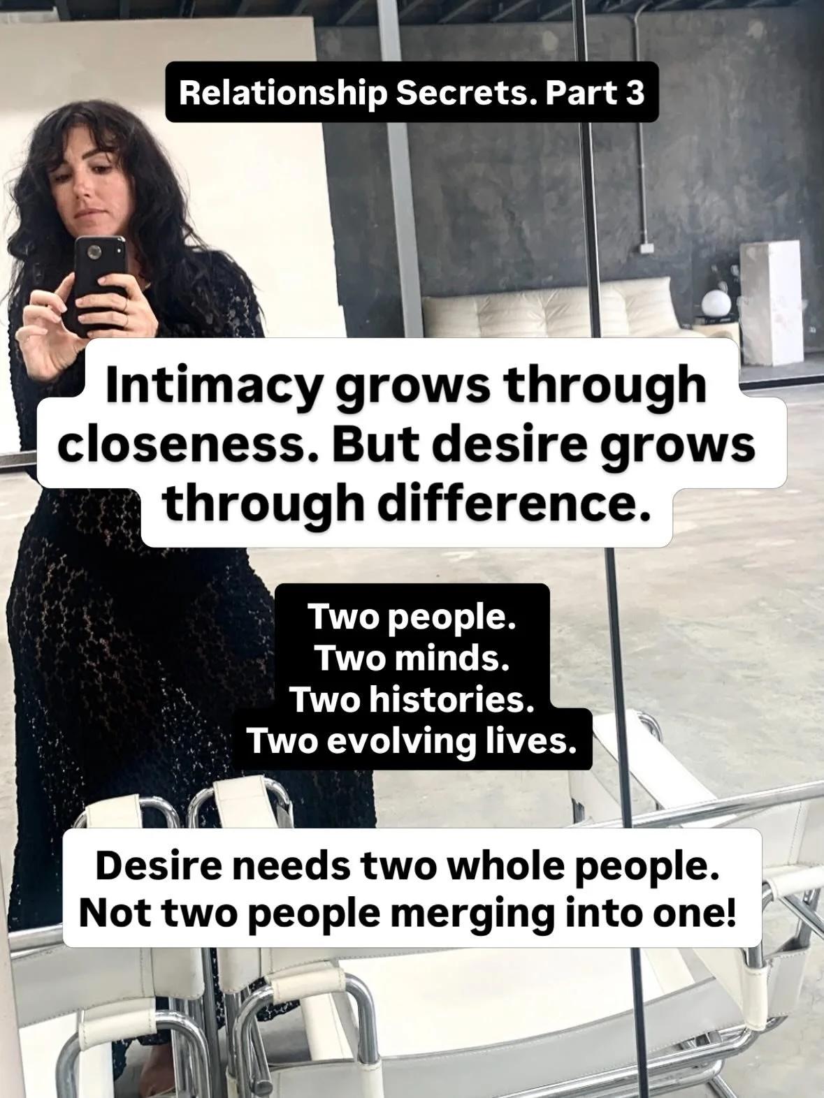 Many couples lose desire not because they stopped loving each other&hellip;but because they slowly stopped living as individuals.

Over time, the relationship can become focused on managing life. The house. The children. The schedules. The responsibi