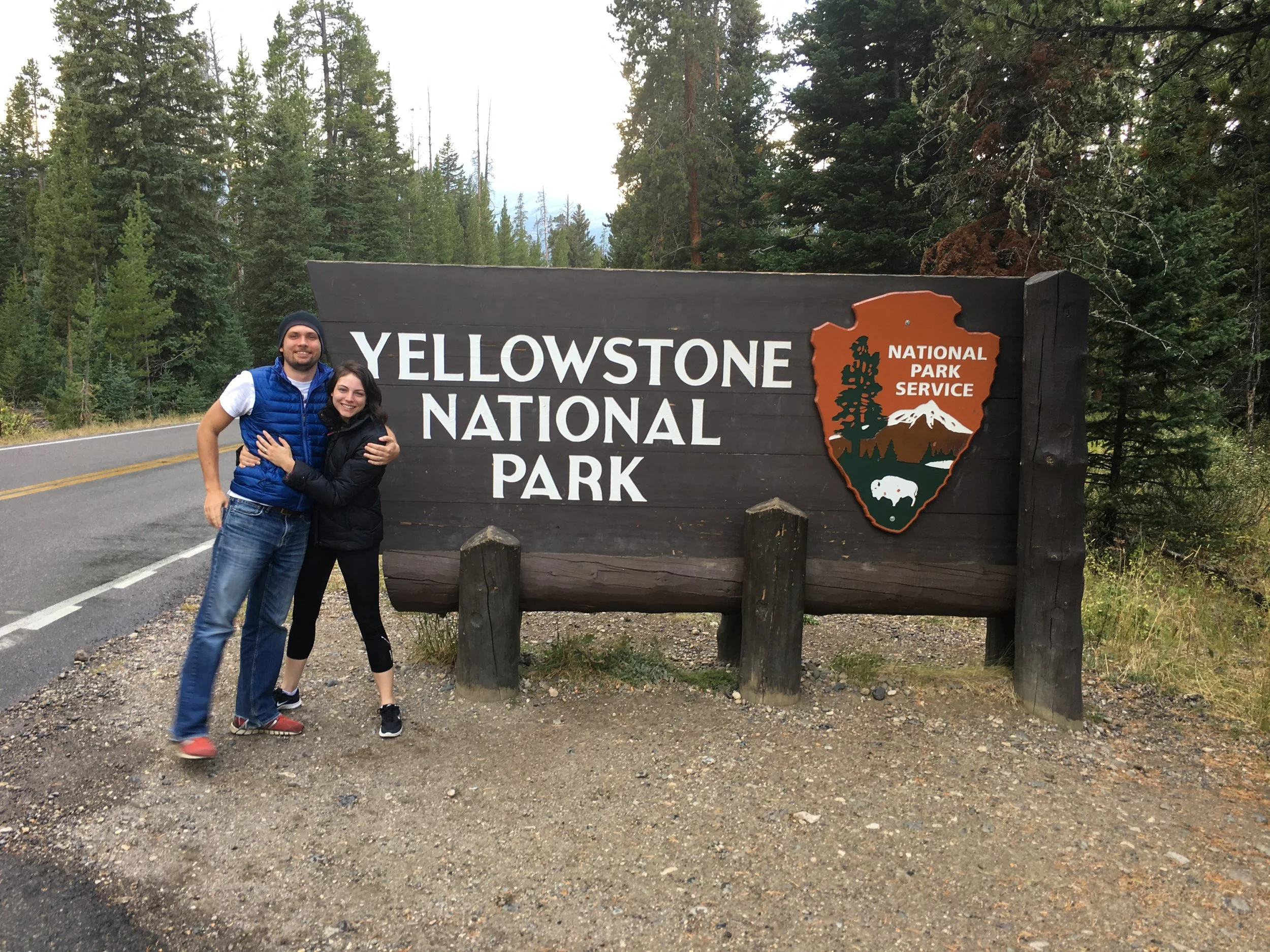 We made it to Yellowstone National Park! Woohoo!