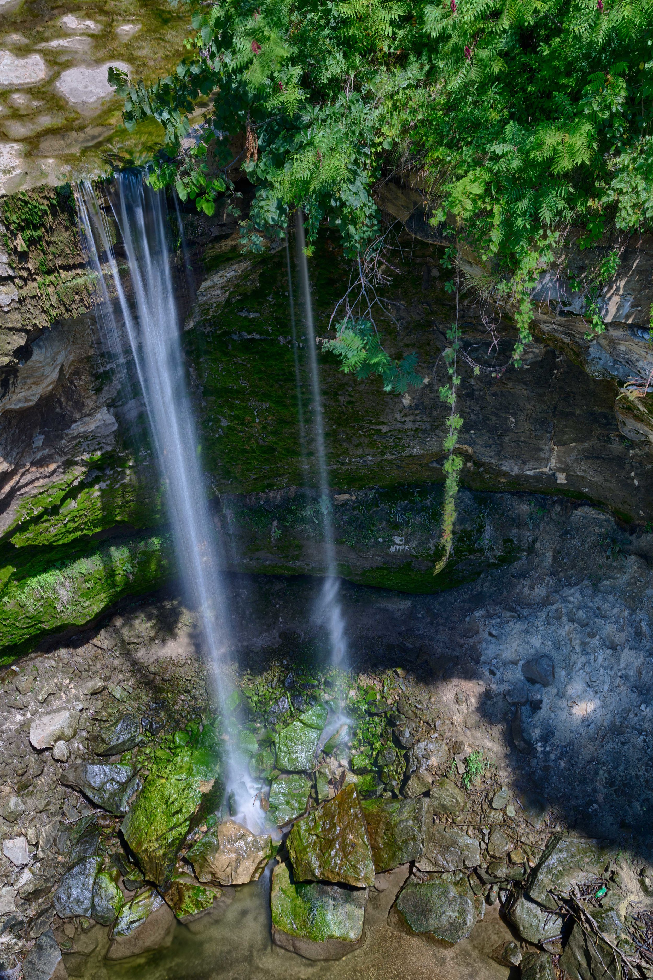 Close to Minneopa Falls, this beauty was recently purchased by the city. However despite the worn path, you have to trespass on private property to hike to the bottom. 