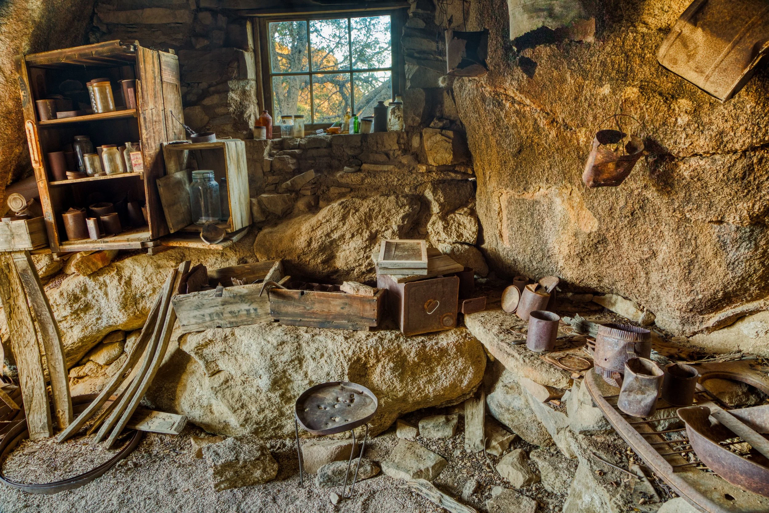 Inside the miners house