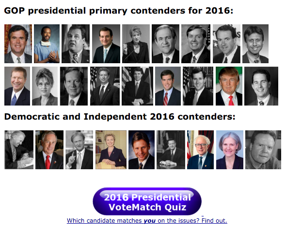 Which Presidential Candidate is for You?