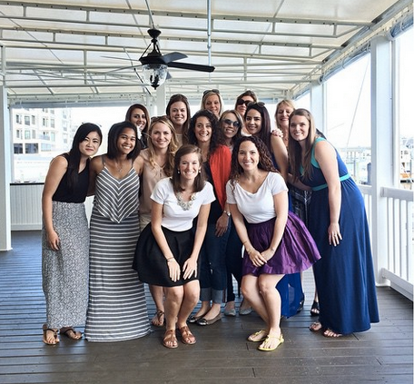 All the girls! Photo by one of the husbands ;)
