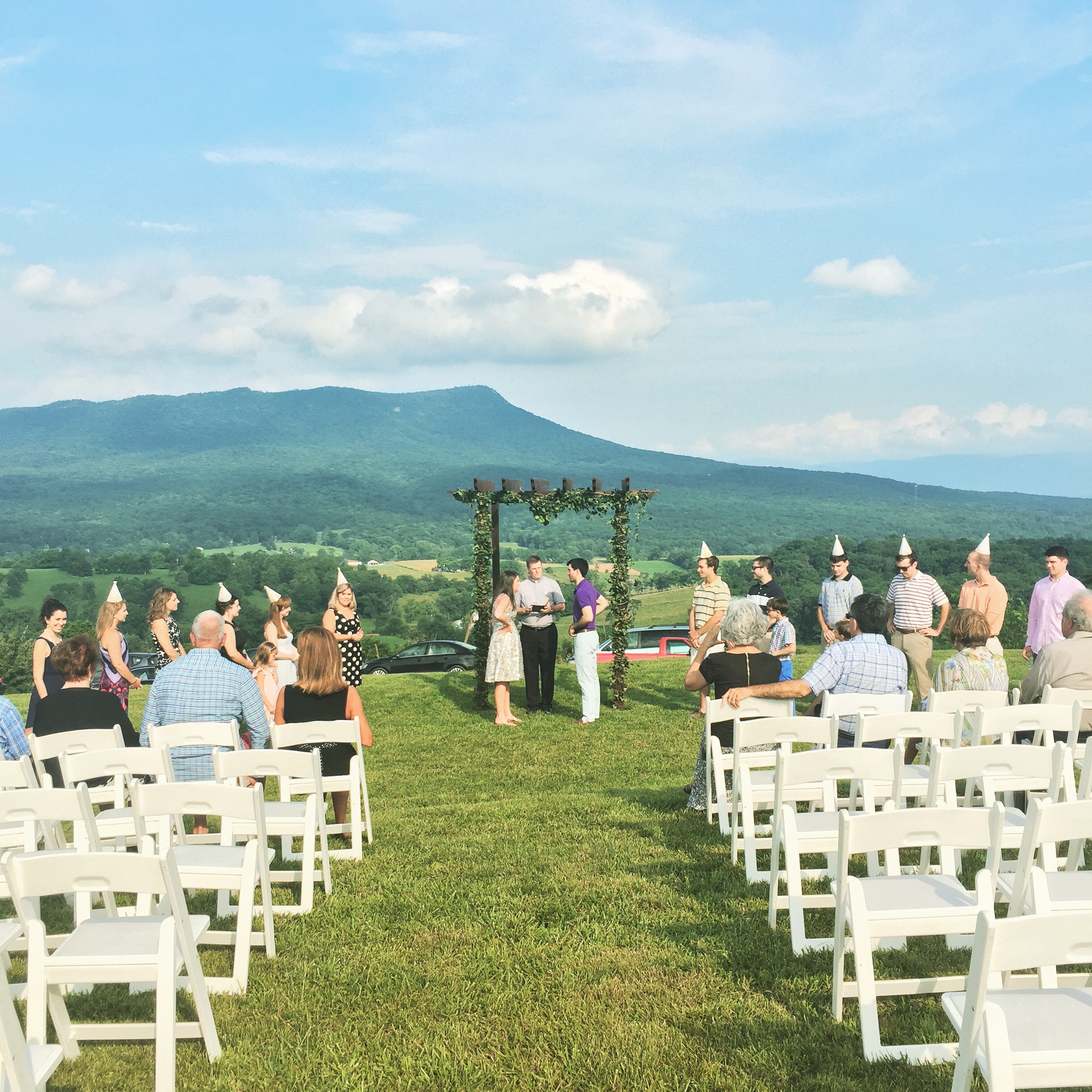Rehearsal from last summer in the beautiful mountains of Virginia.