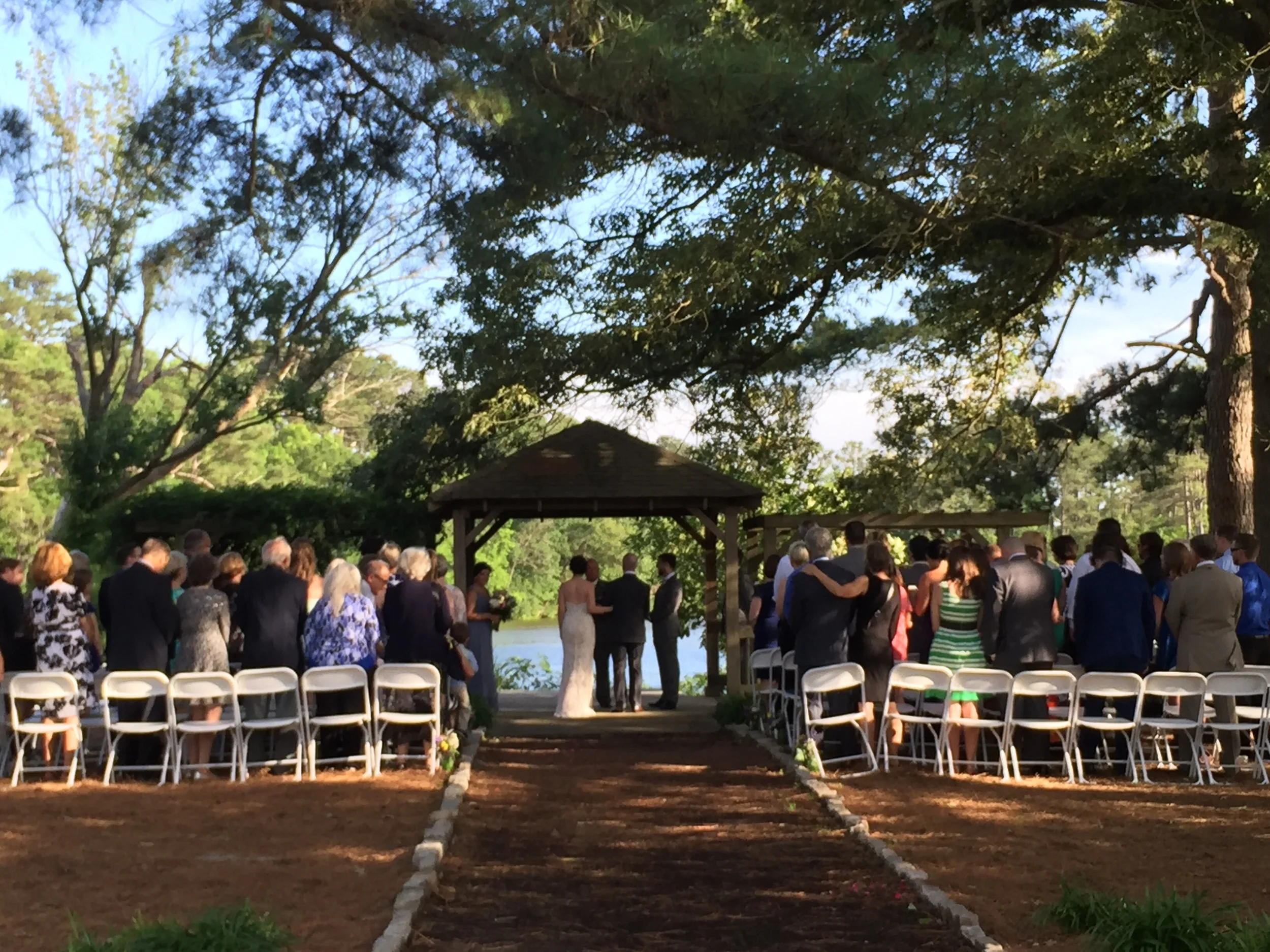 I am SO HAPPY we took a chance on the outdoor ceremony. It was perfect!