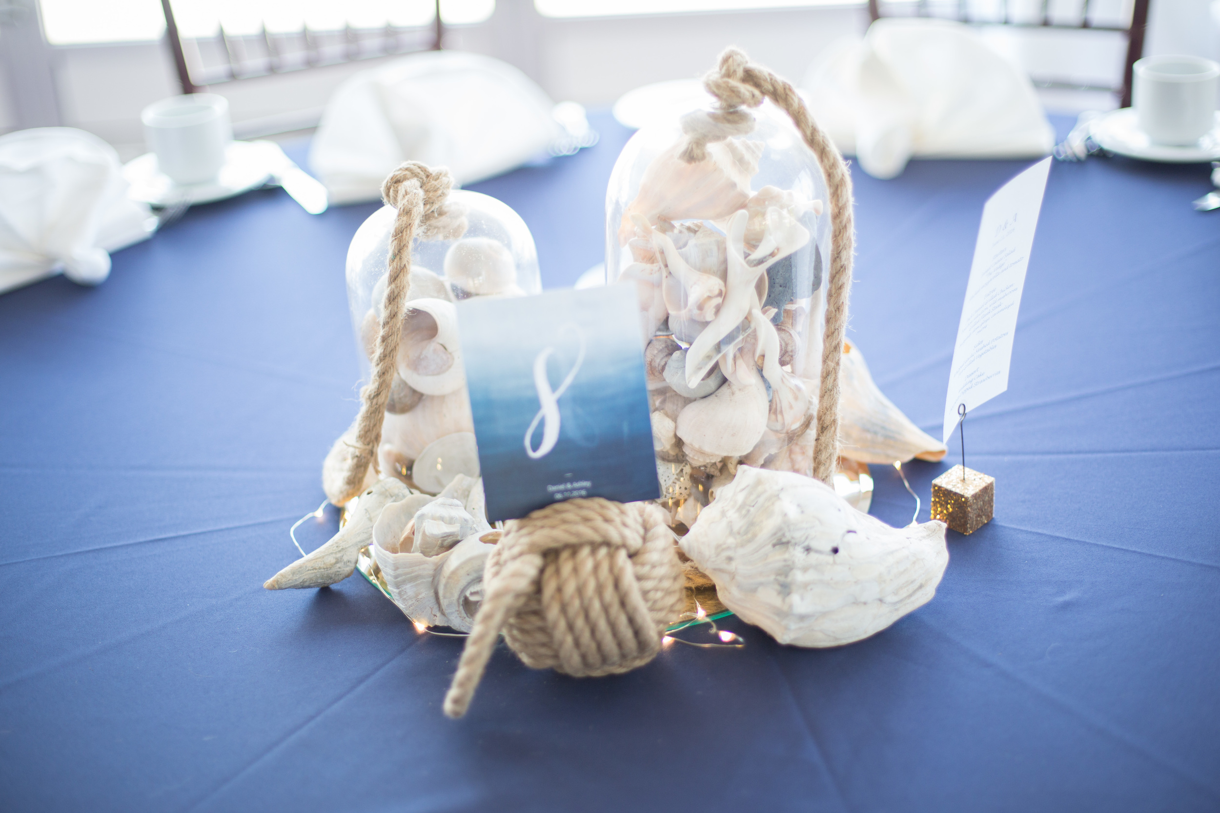 Each centerpiece was unique!