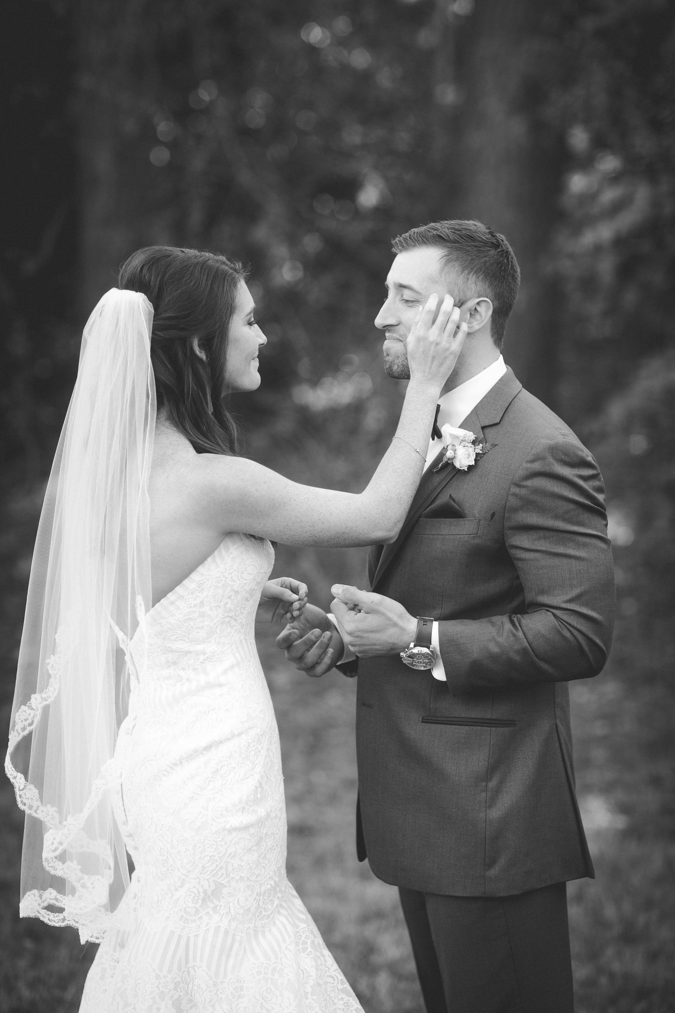 Their First Look was the sweetest!