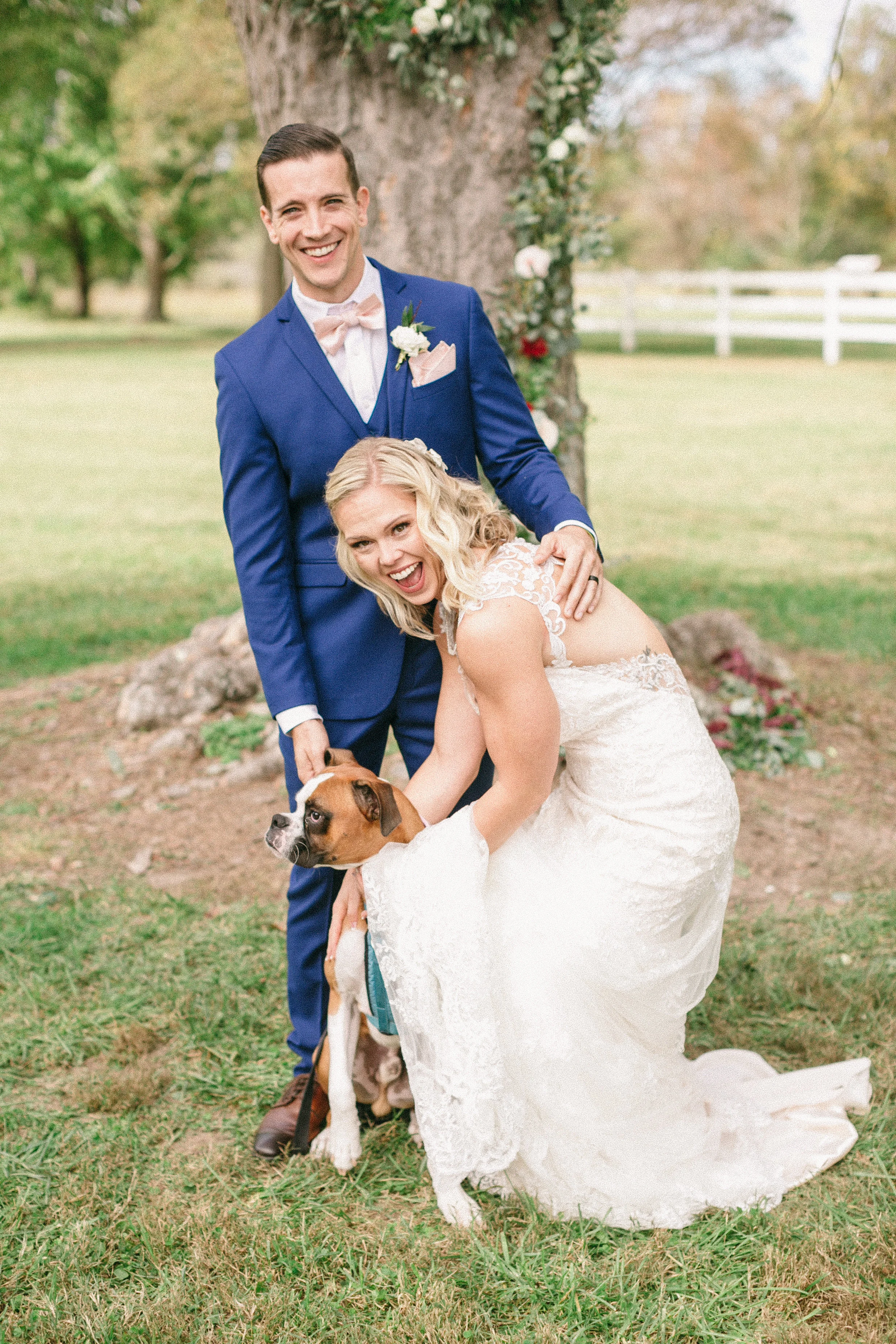 Puppies at weddings. DUH! Cassidy and Mike brought their pup, Colin Farrell, to their celebration. He pretty much stole the show anytime he was able to come out and play. Photo: We Are The Mitchells