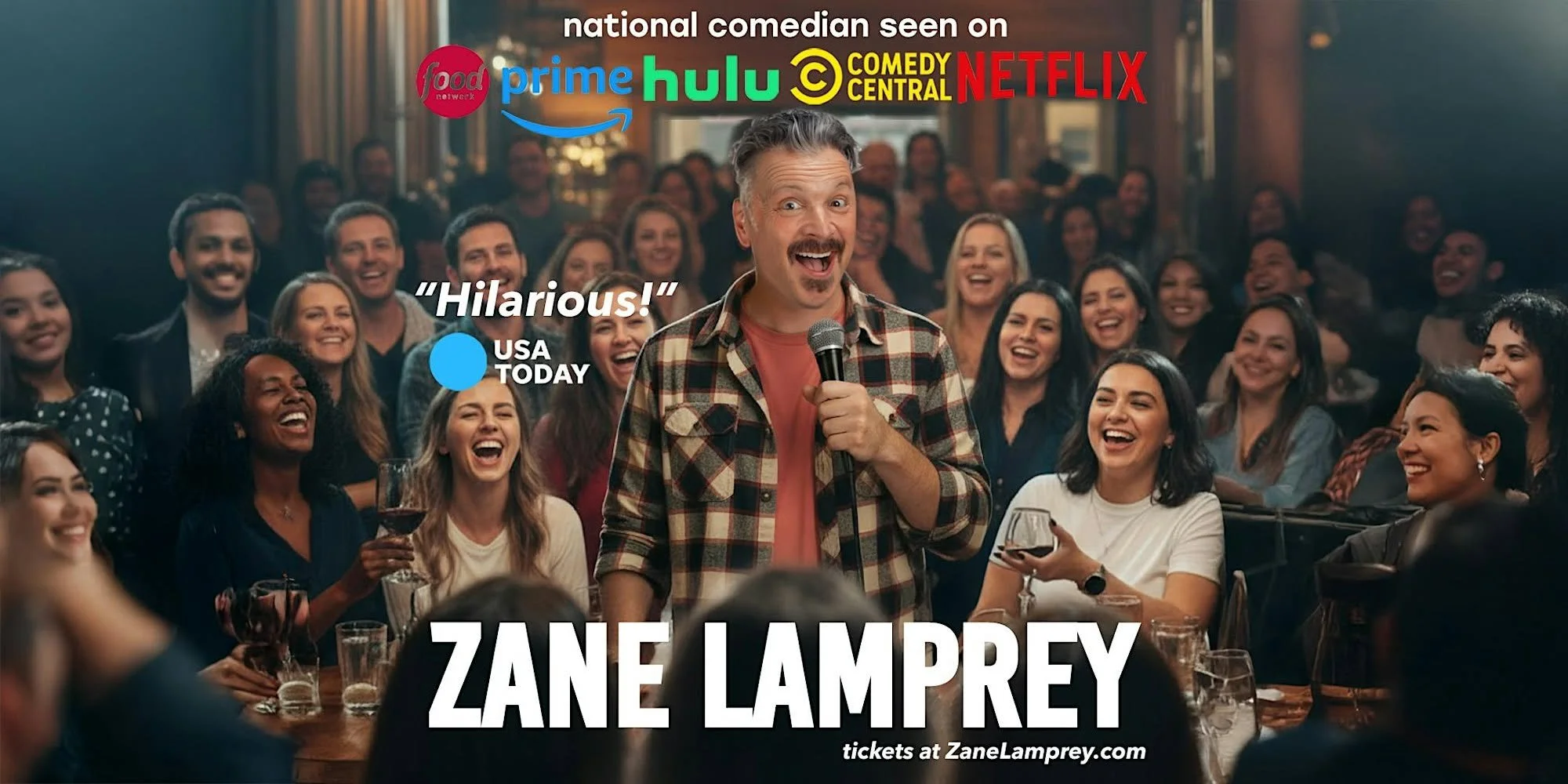 Comedian Zane Lamprey at Take 16