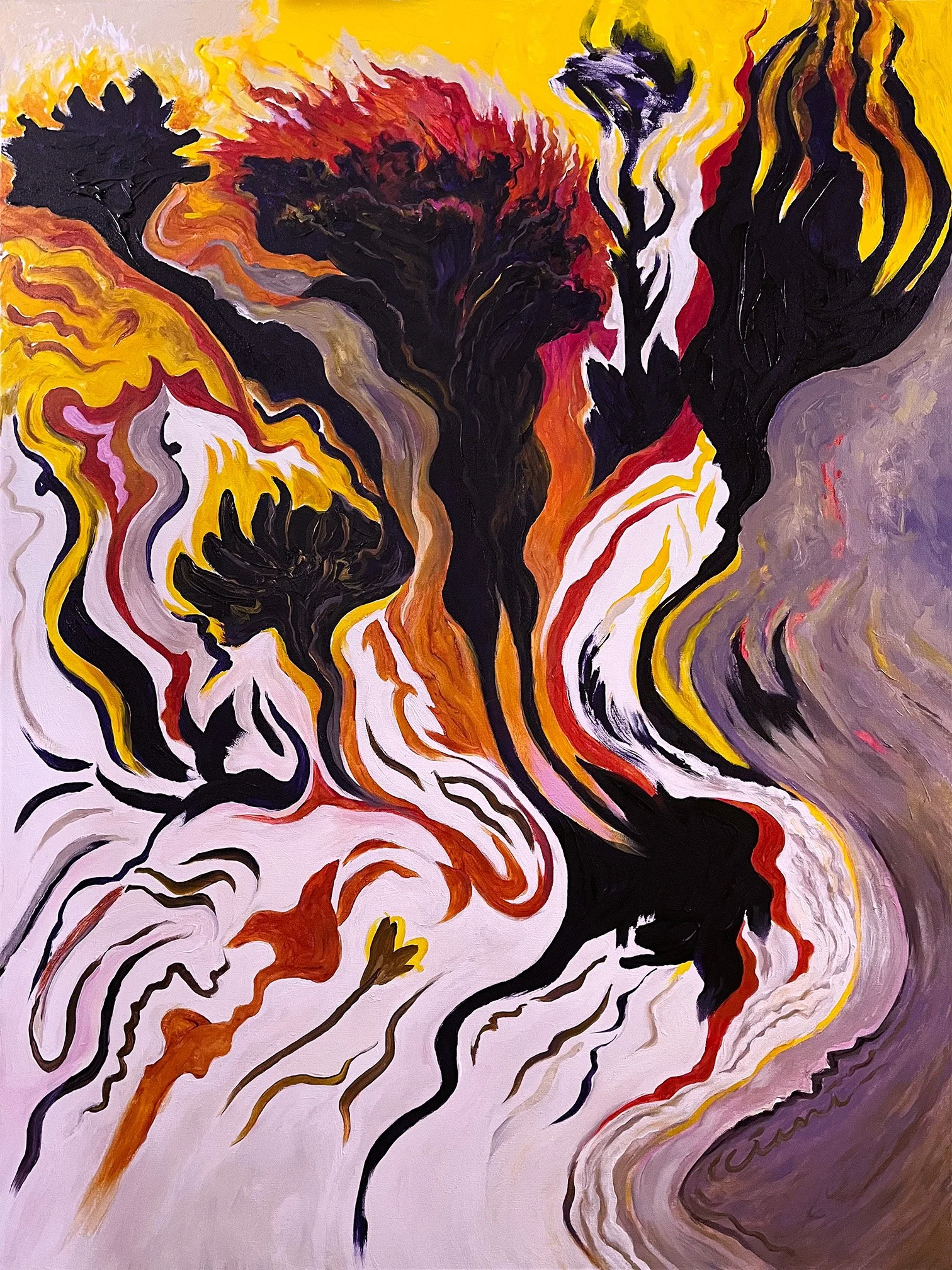 Deluge, Flowers Blooming in Fire