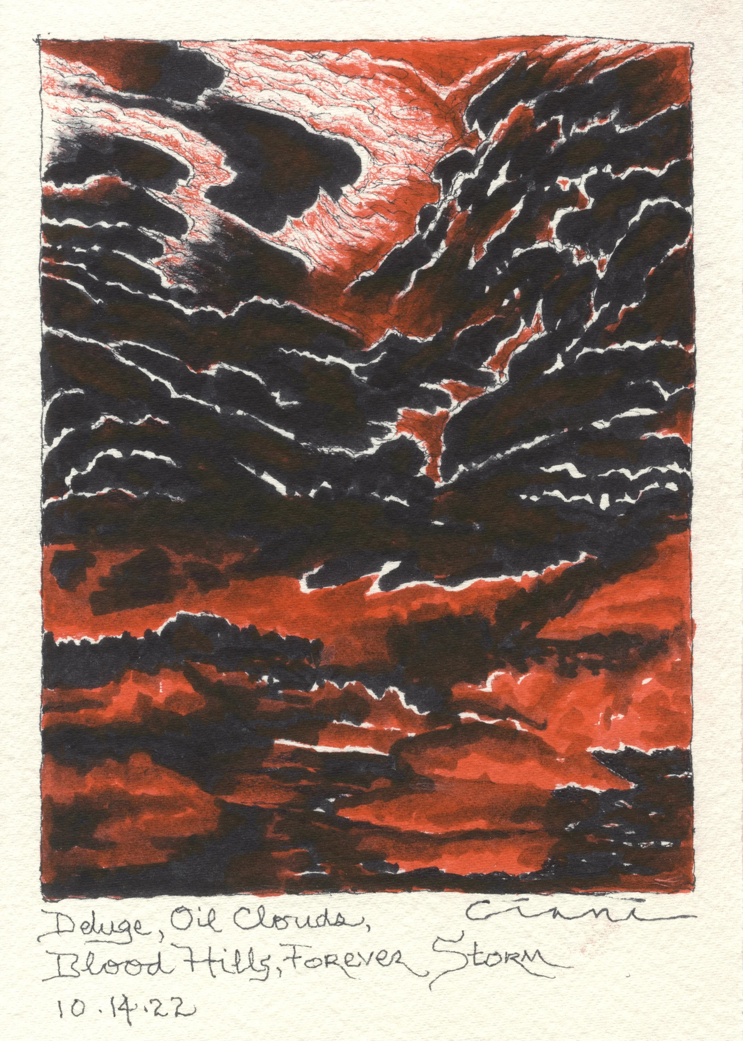 Deluge, Oil Clouds, Bloods Hills, Forever, Storm