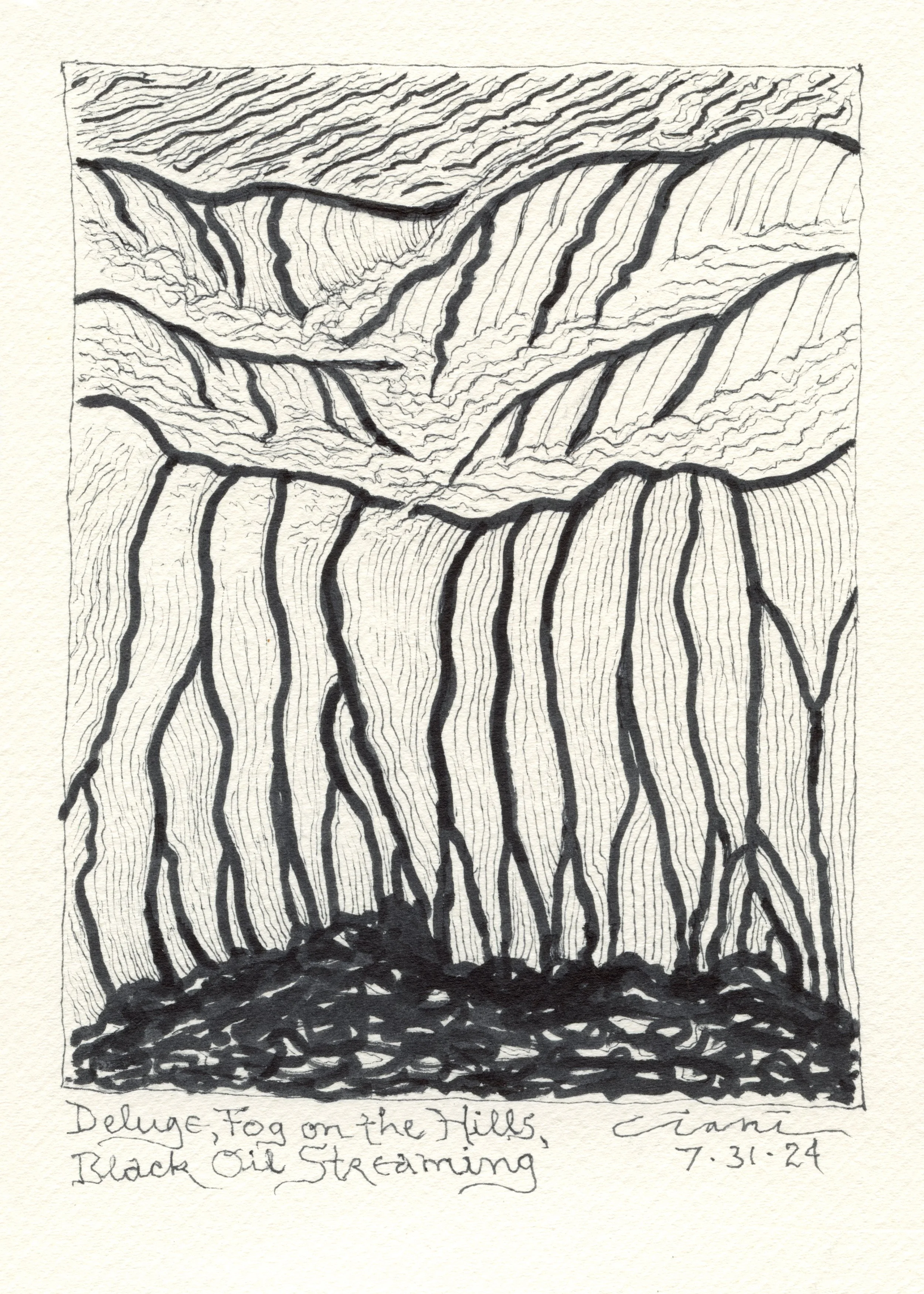 Deluge, Fog on the Hills, Black Oil Streaming
