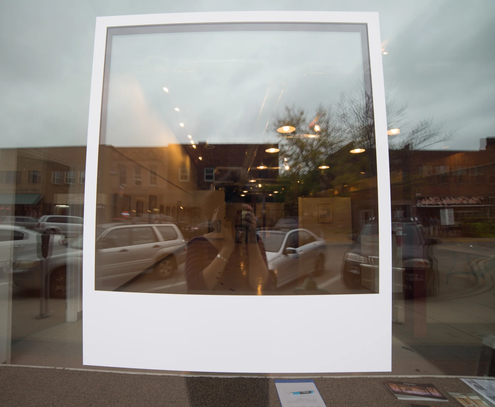 Each visitor who participated in the Common Threads installation was captured in a polaroid.