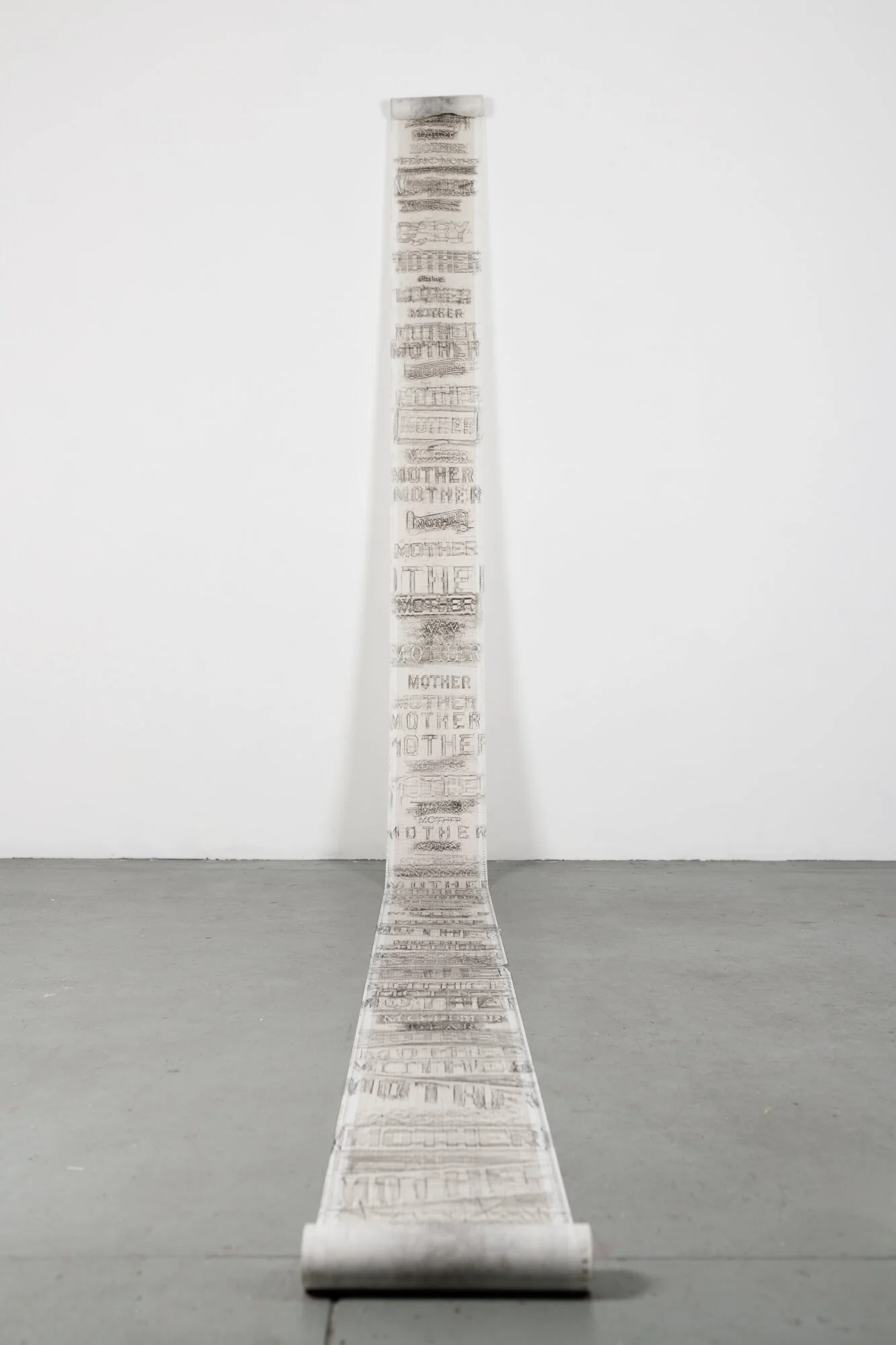 The Mother Rubbings - scroll