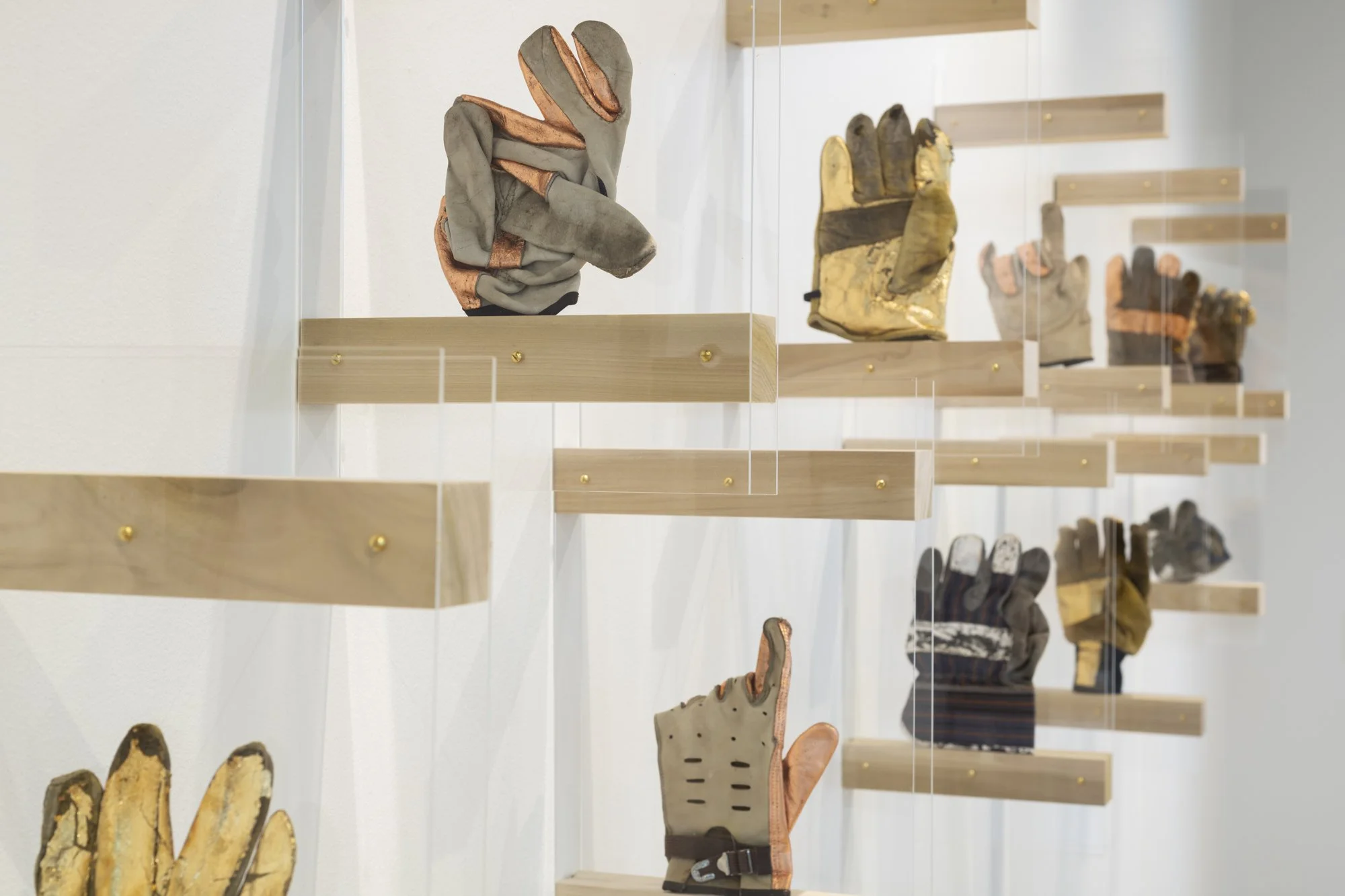 Labor Objects: gloves | Detail from solo exhibition lightlightlightlightlightlight