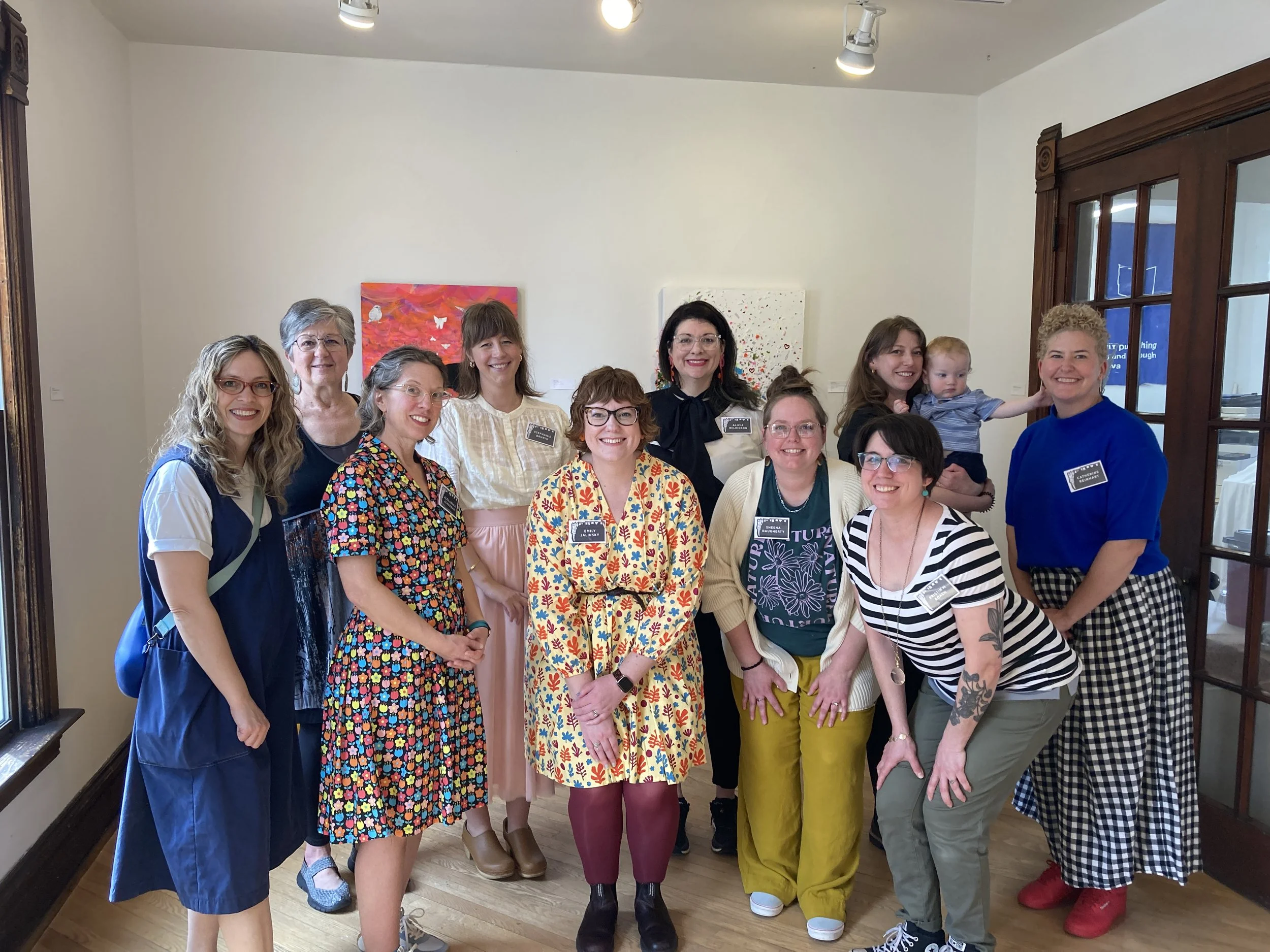 Group Photo, "Elusive Balance" Traveling Exhibition, Public Space One, Iowa City, Iowa