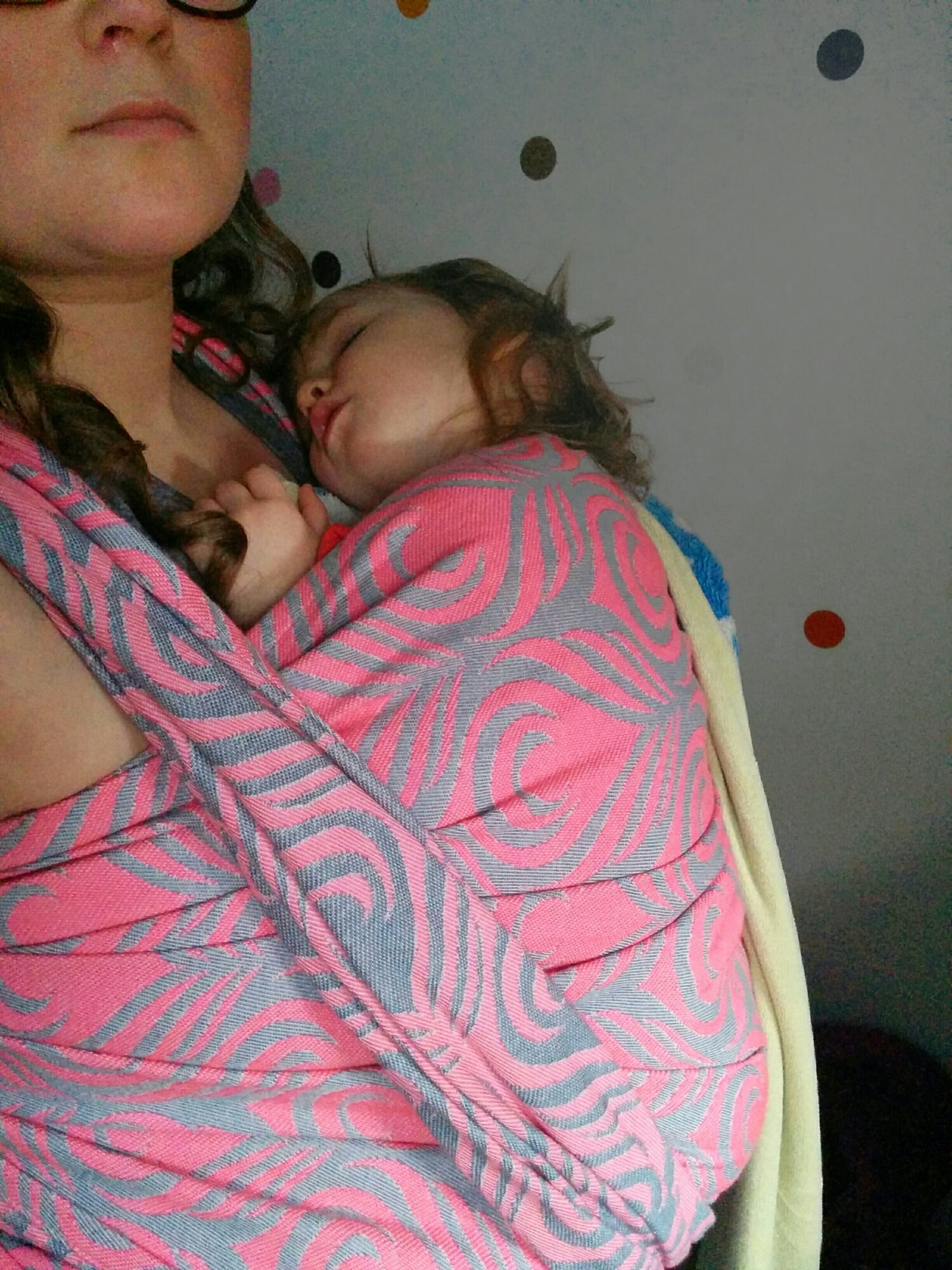 My 2 1/2 year old had a rare afternoon Wrap nap in this brawny beauty
