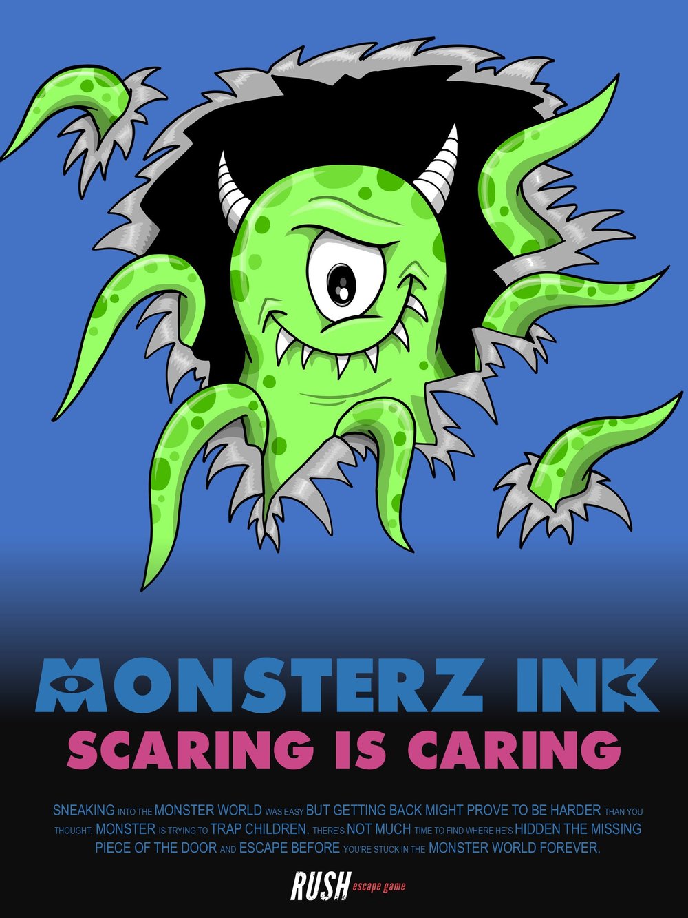 Monsterz Ink escape room Melbourne