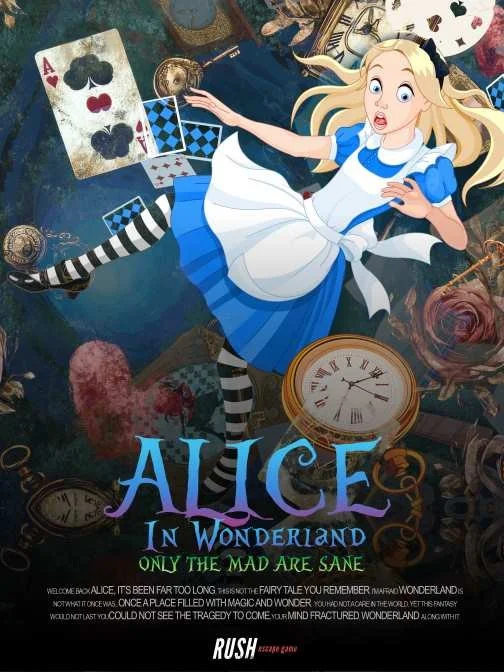 Alice in Darkness escape room Melbourne