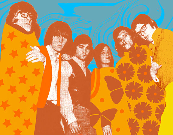 "Jefferson Airplane" Portrait Collage Illustration for UBC Trek Magazine